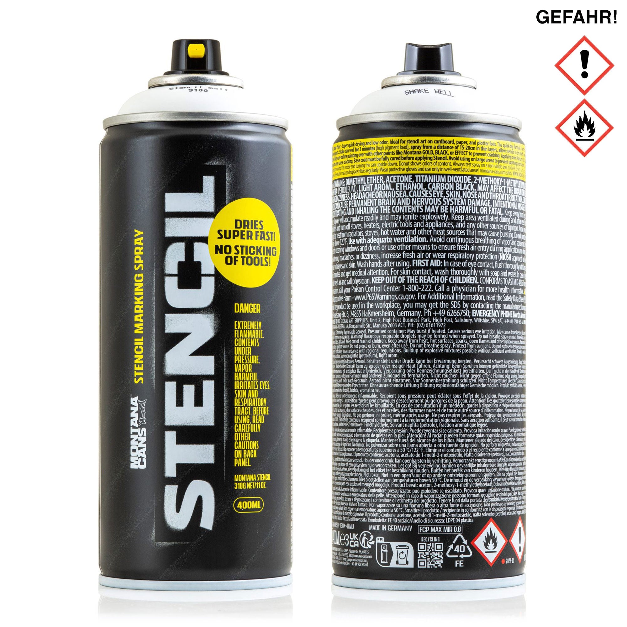 Montana Stencil 400 ml 0 Cans Material | Overkill