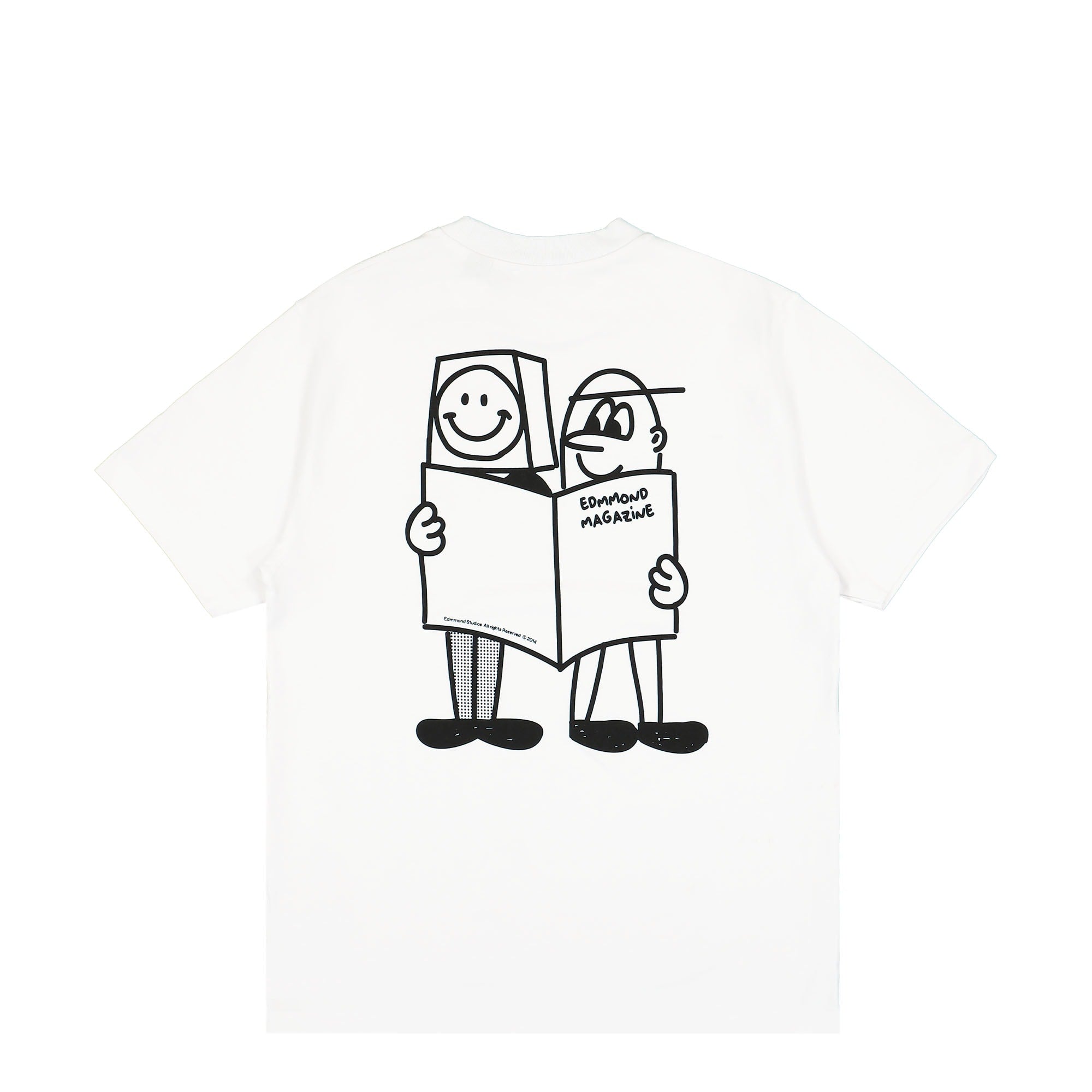 Edmmond Studios Moore T-Shirt White T-Shirts Close-up | Overkill