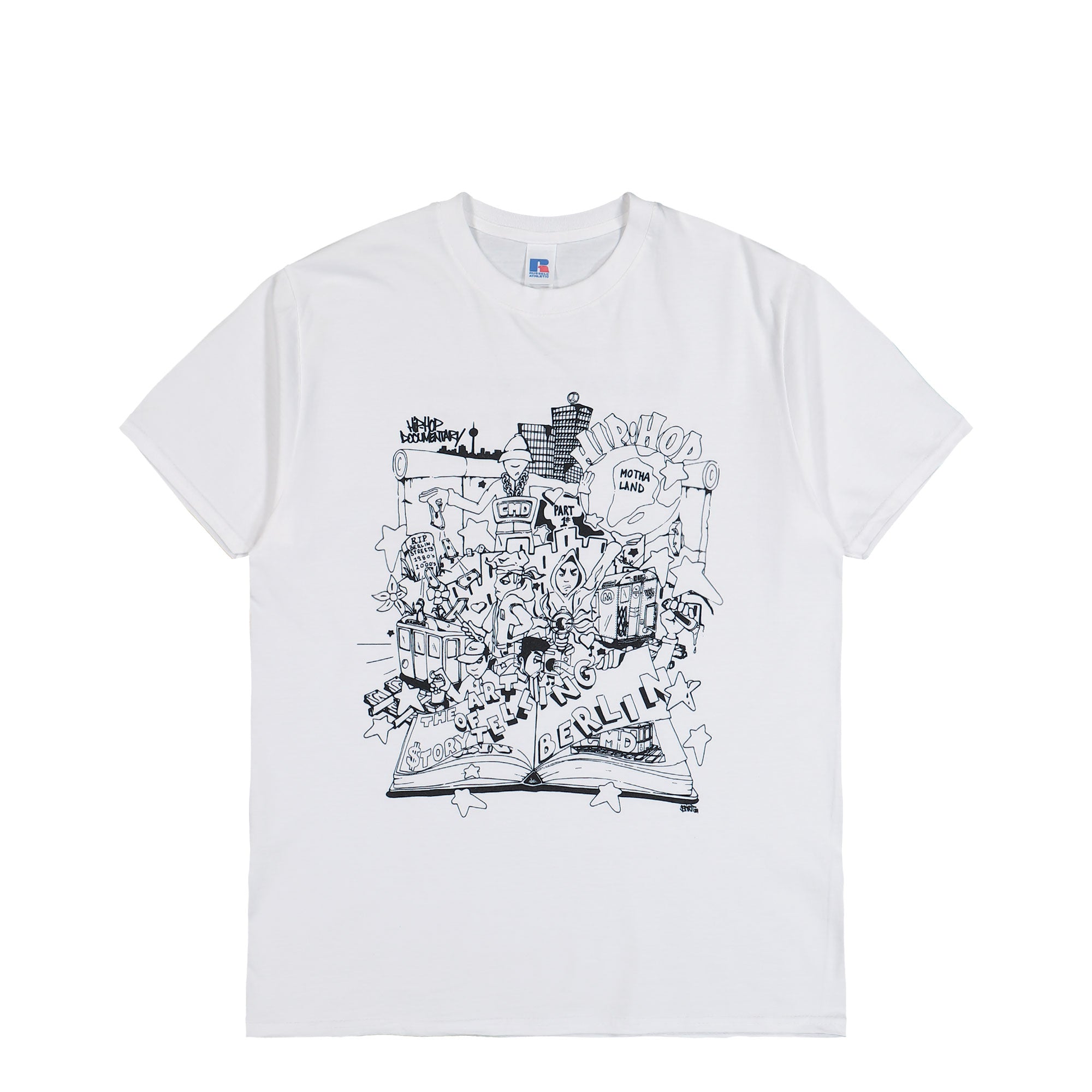 The Art Of Storytelling Mothaland T-Shirt Mothaland T-Shirt T-Shirts MOTA-T1-WHT | Overkill