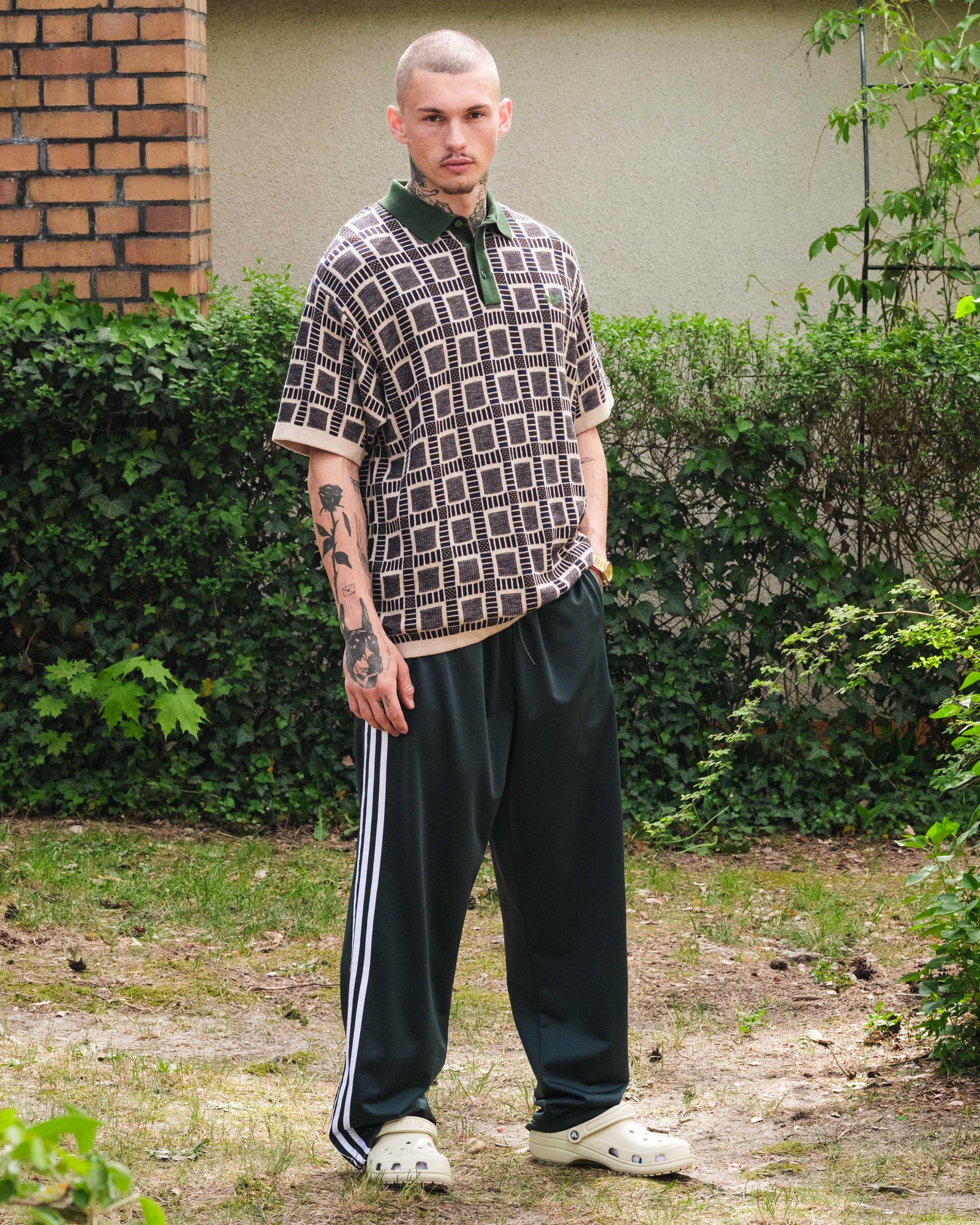 adidas Firebird Track Pant Mineral Green Sweat & Track Pants Close-up | Overkill