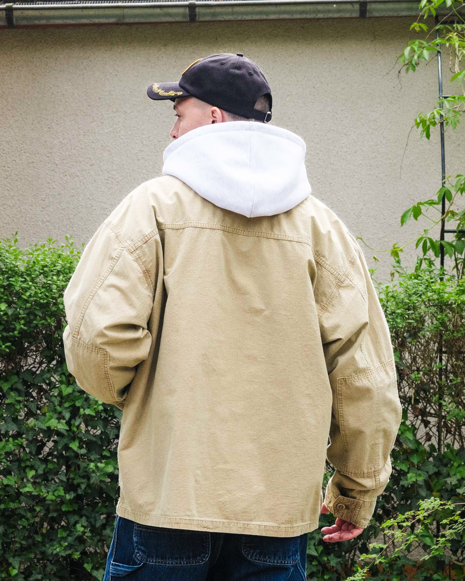 Neighborhood Ripstop BDU Shirt LS Beige Shirts Close-up | Overkill