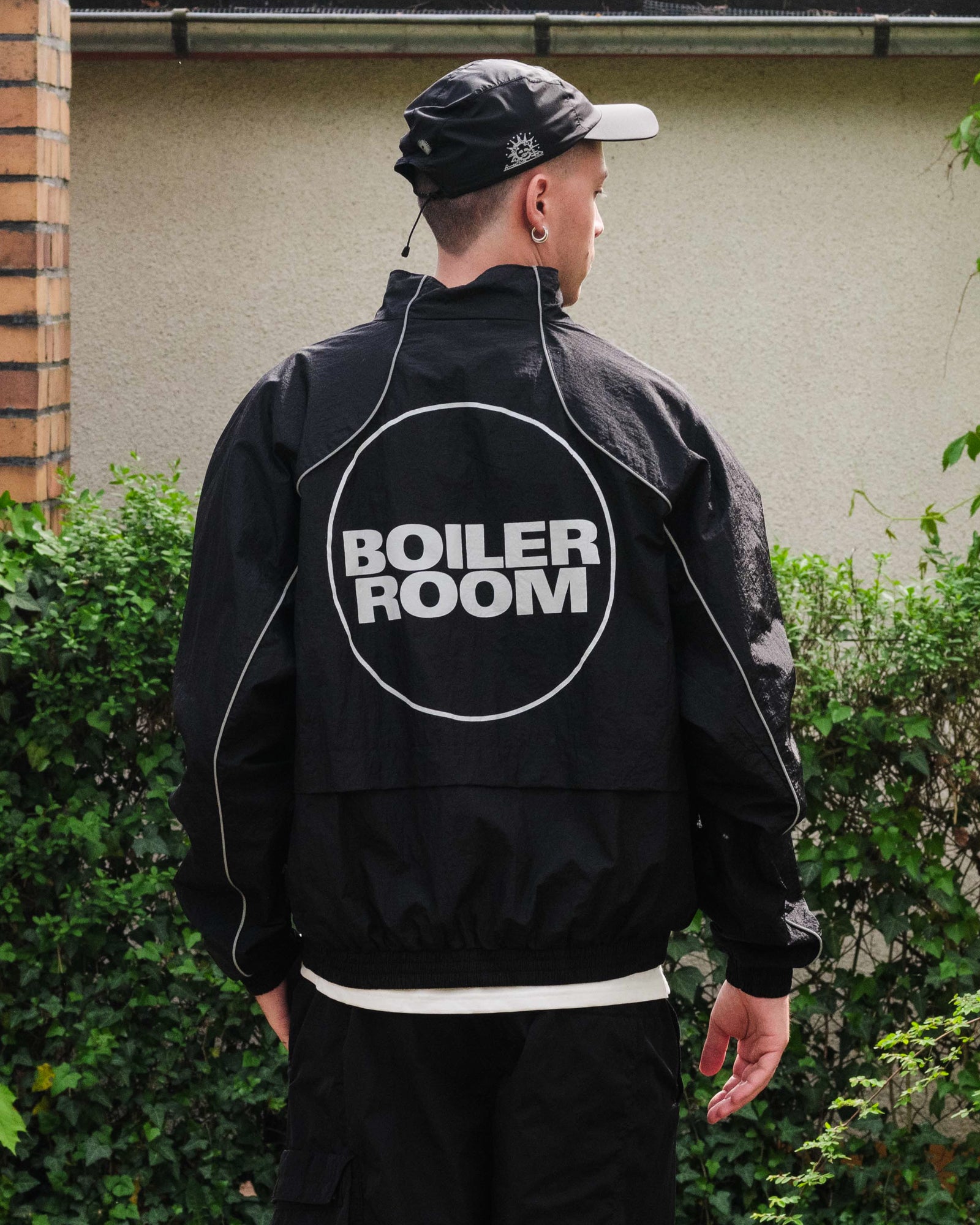 Boiler Room Shell Track Top Black Track Jackets Detailfoto | Overkill