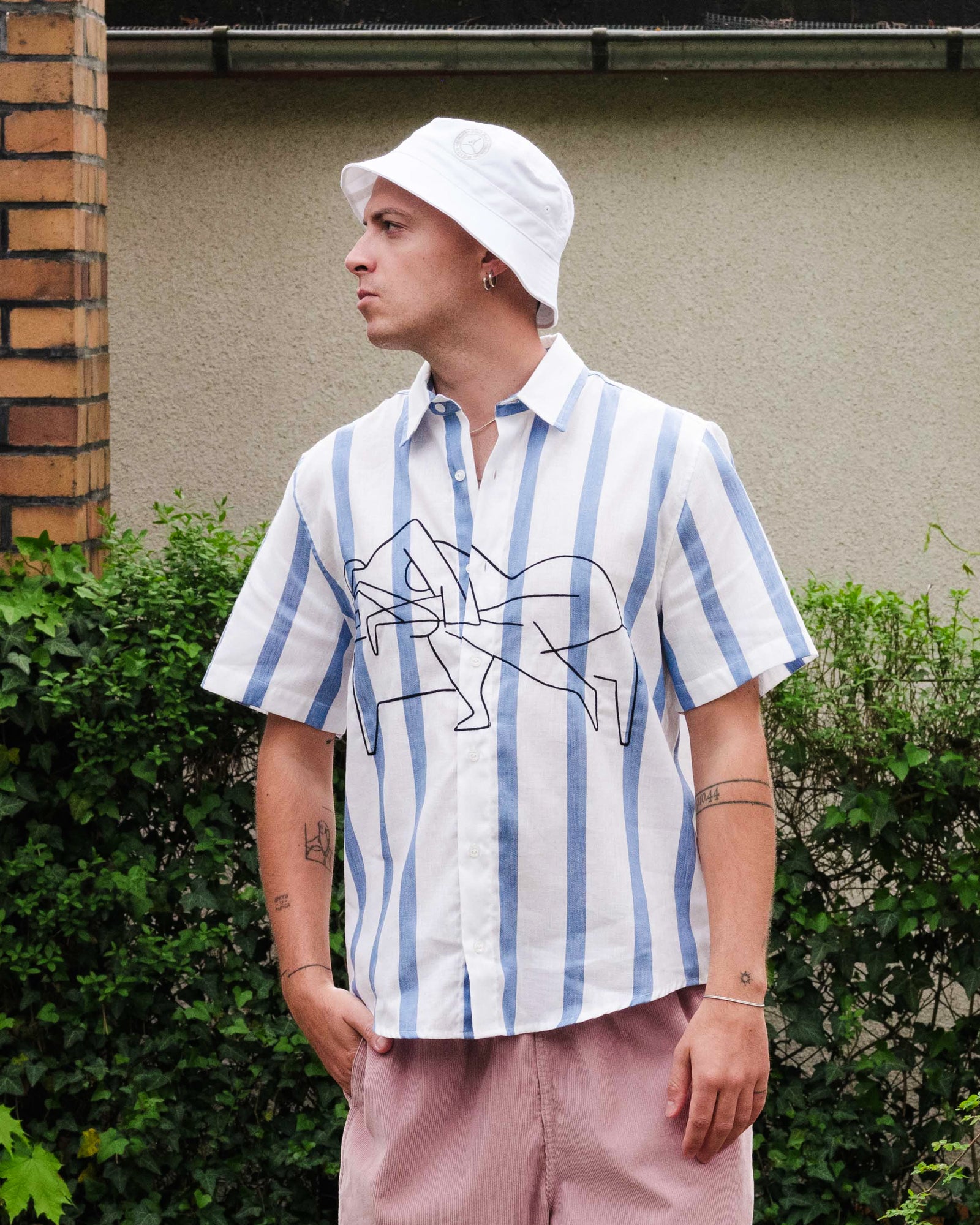 Parra Sleep Now Short Sleeve Shirt Blue Shirts Close-up | Overkill