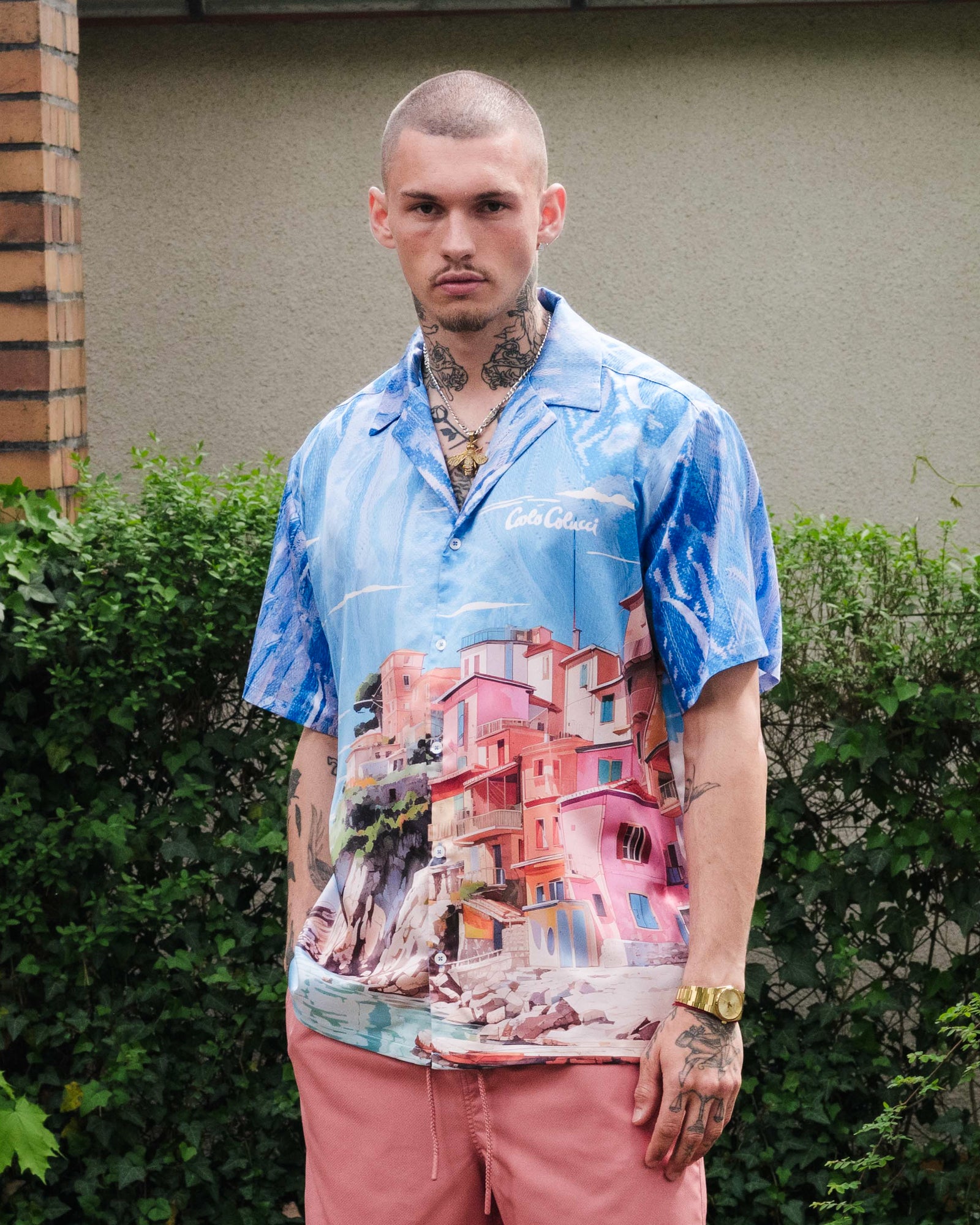 Carlo Colucci Shirt Multicolor Shirts Close-up | Overkill