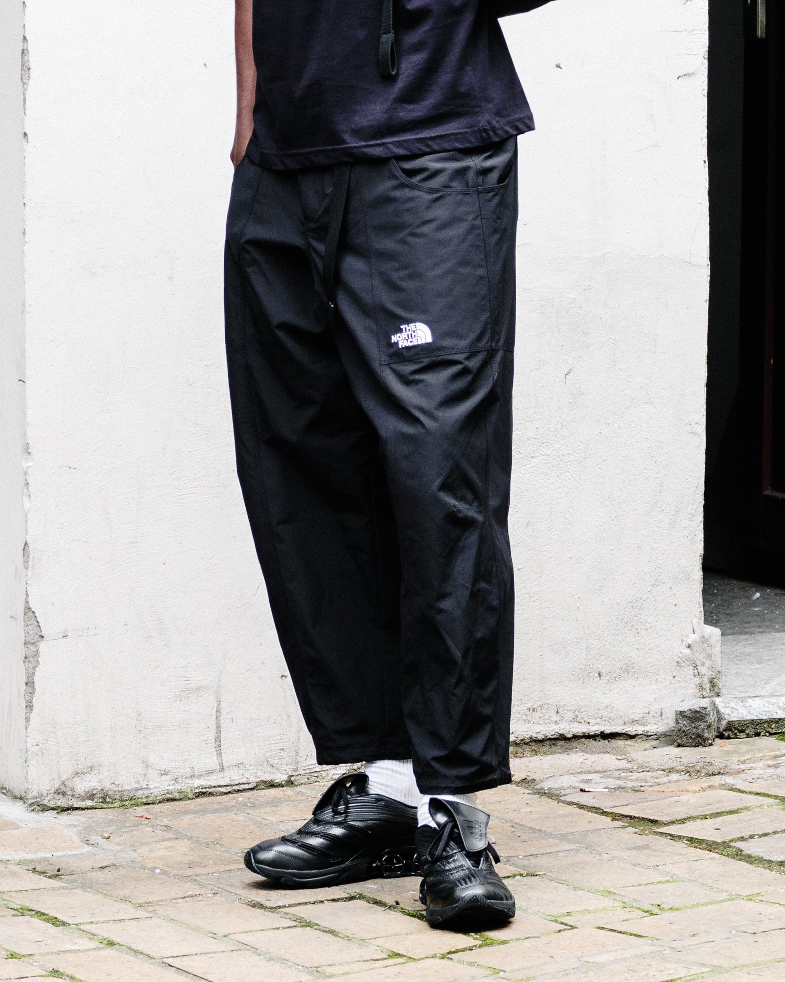 The North Face U NSE Pant TNF Black Sweat & Track Pants NF0A8BJNJK31 On Model Front View | Overkill
