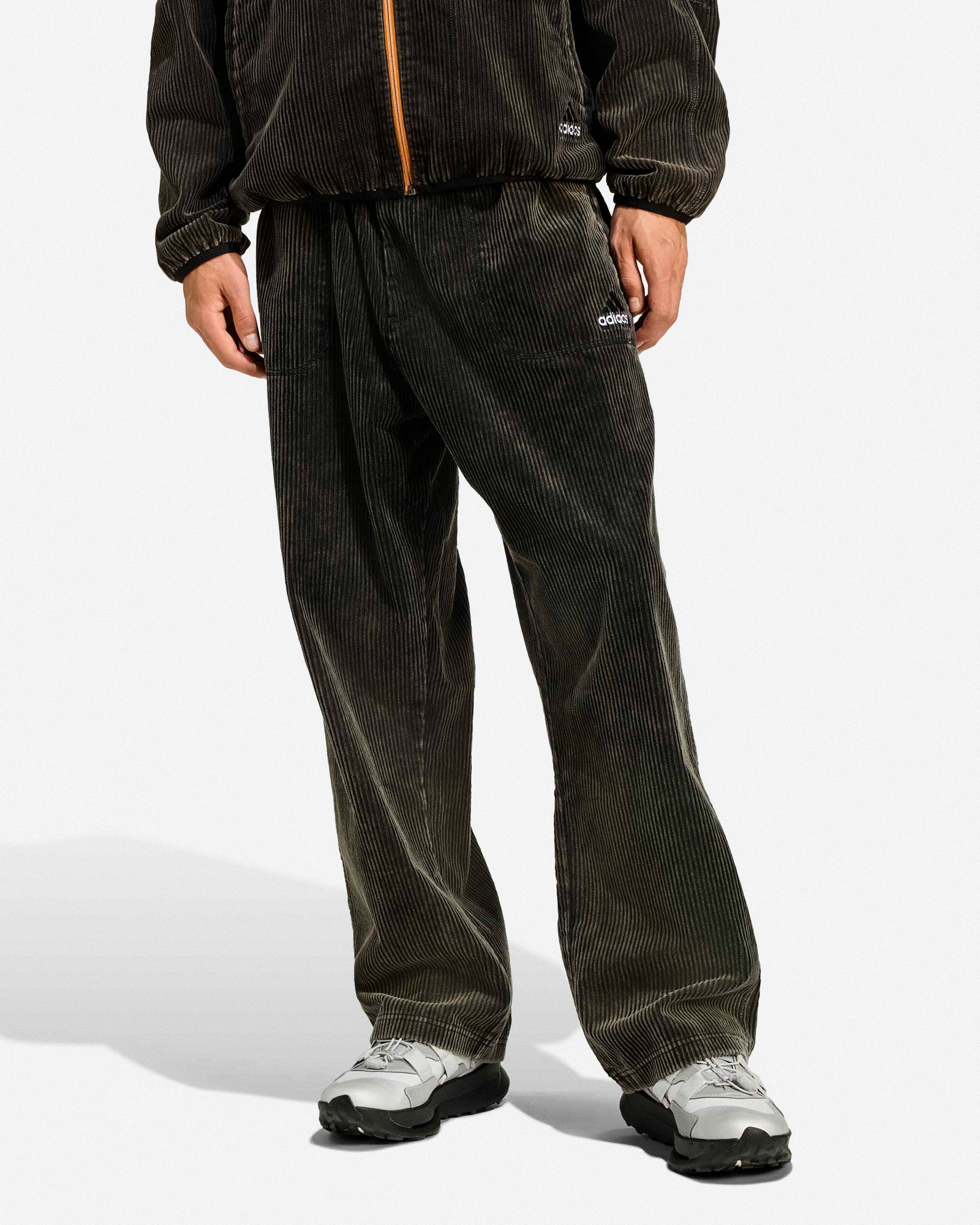 adidas Equipment Pant Black Sweat & Track Pants JV7658 On Model Front View | Overkill