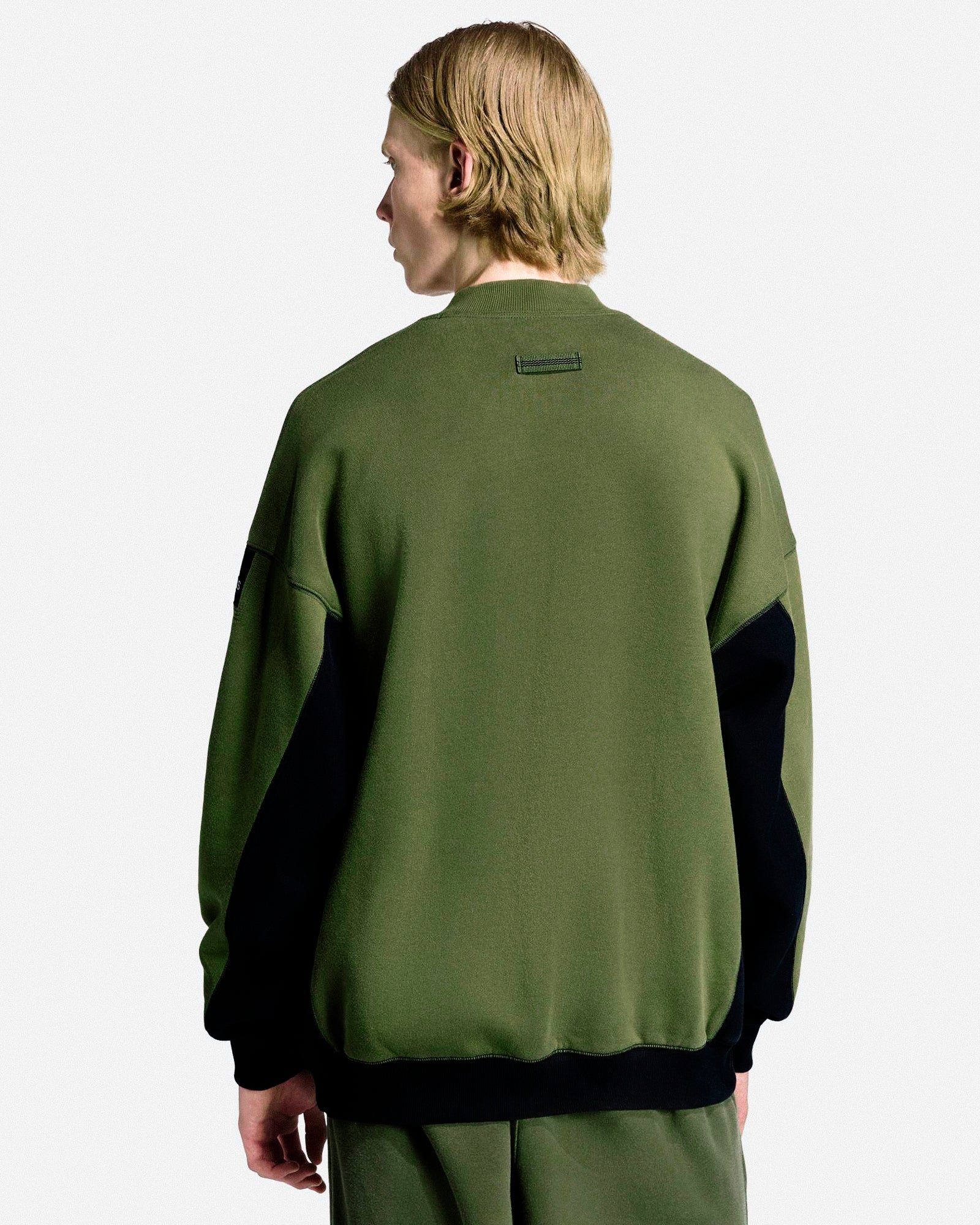 adidas Equipment Half Zip Sweater Focus Olive / Black Sweatshirts JX1464 Style Inspiration | Overkill