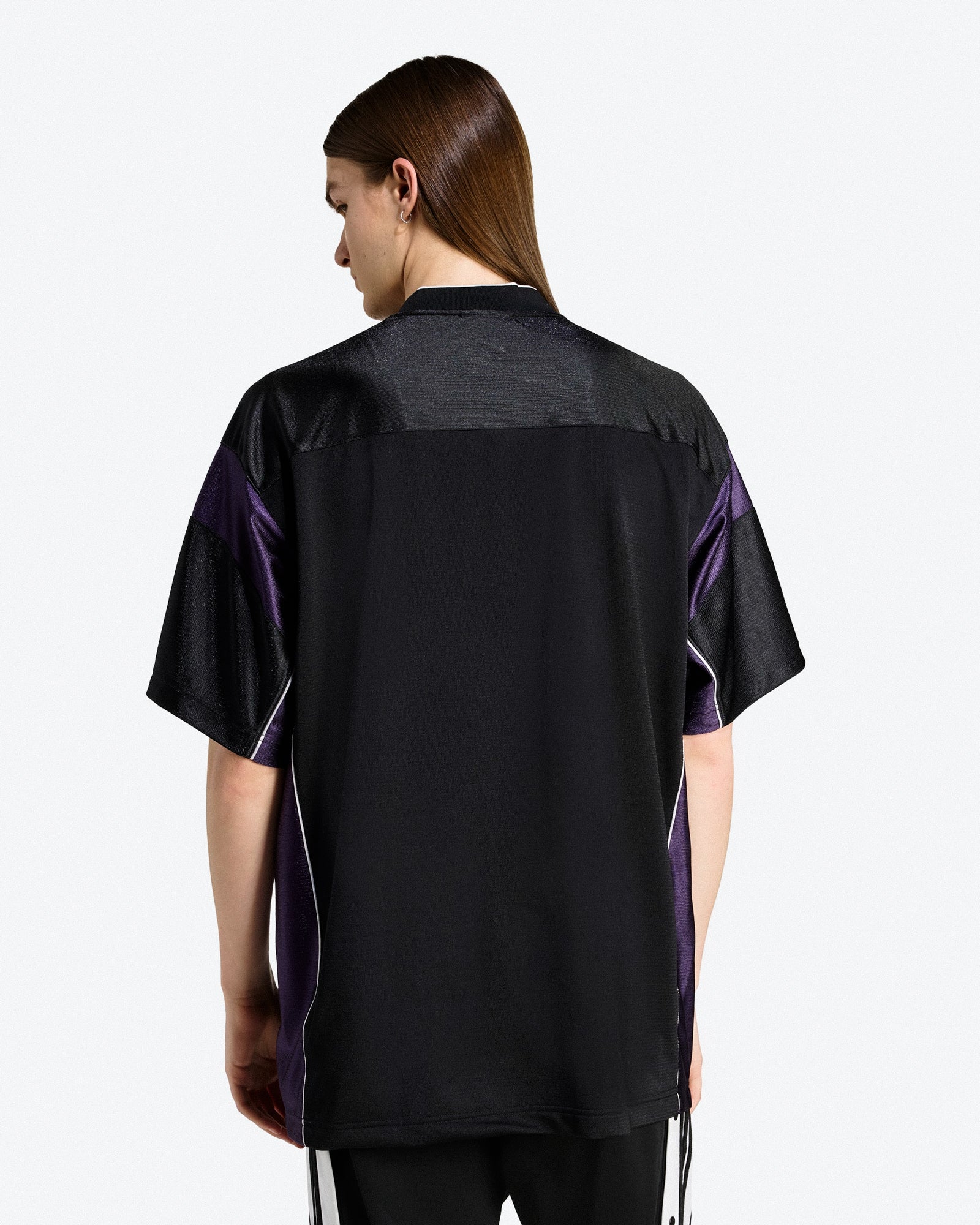 adidas Football Jersey Black / Aurora Plum T-Shirts JY2763 Style Inspiration | Overkill