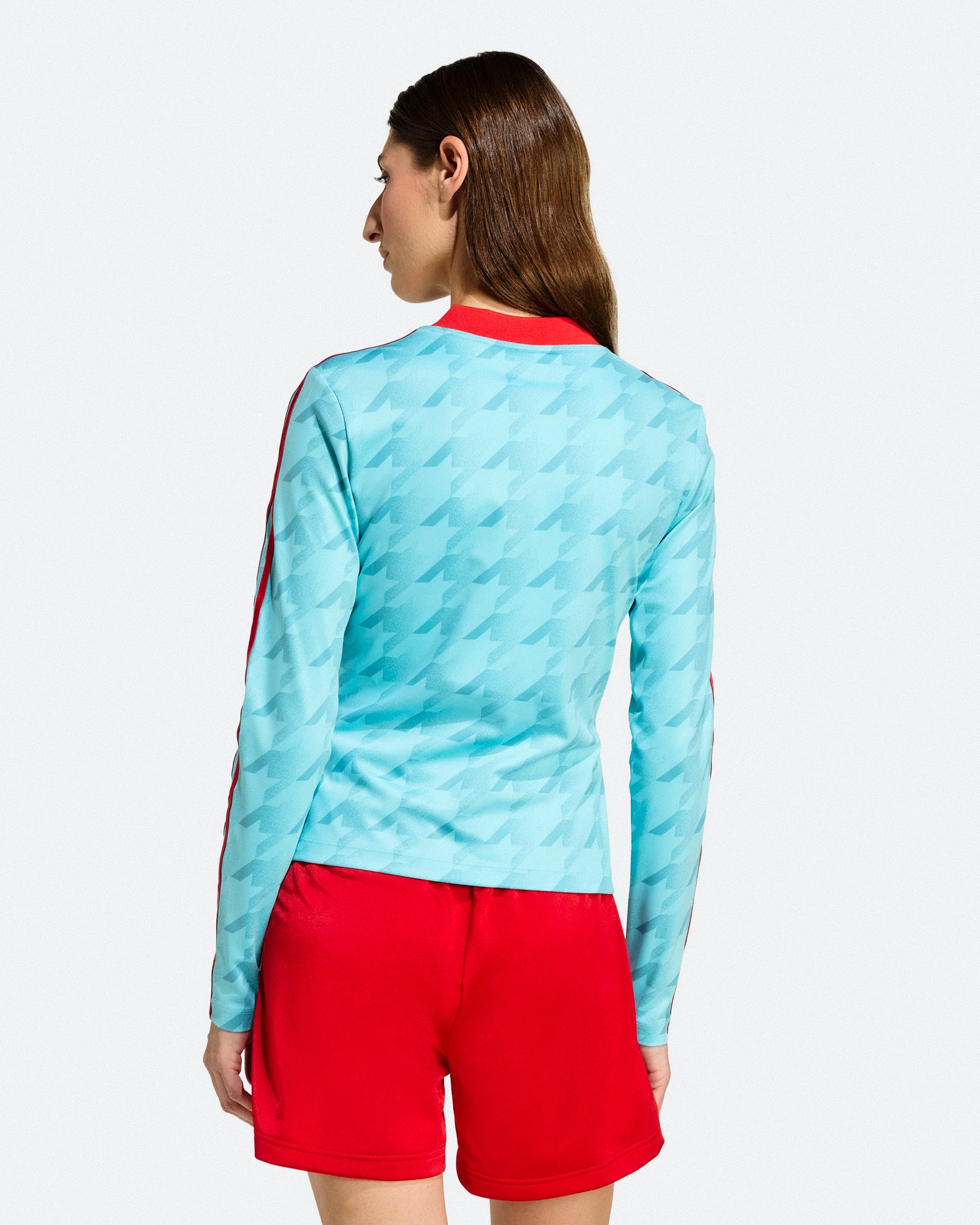 adidas Footie AOP Longsleeve Blue Glow Longsleeves JW0271 Style Inspiration | Overkill