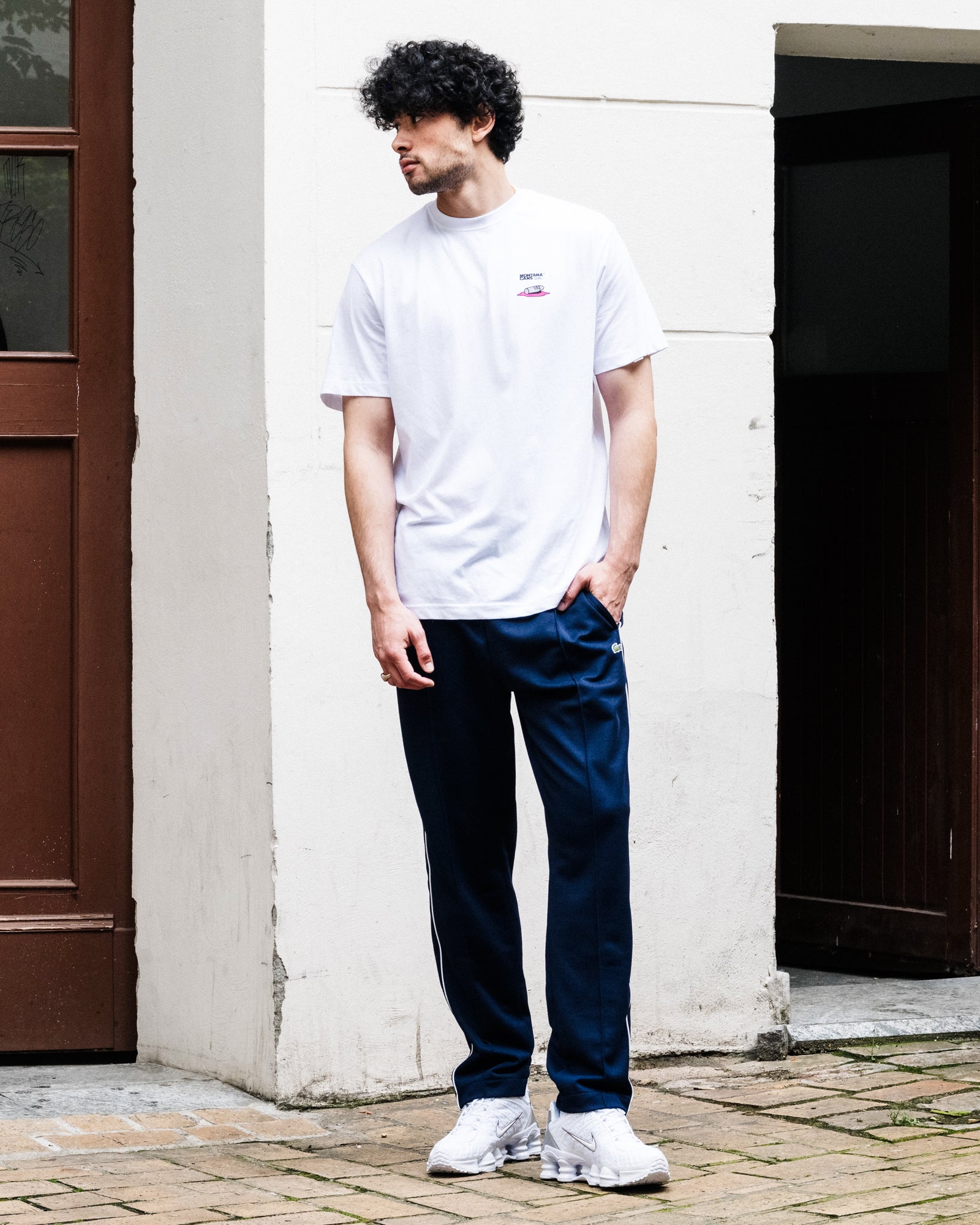 Montana Bullet By Fresh T-Shirt White T-Shirts 10473X-WHT On Model Front View | Overkill