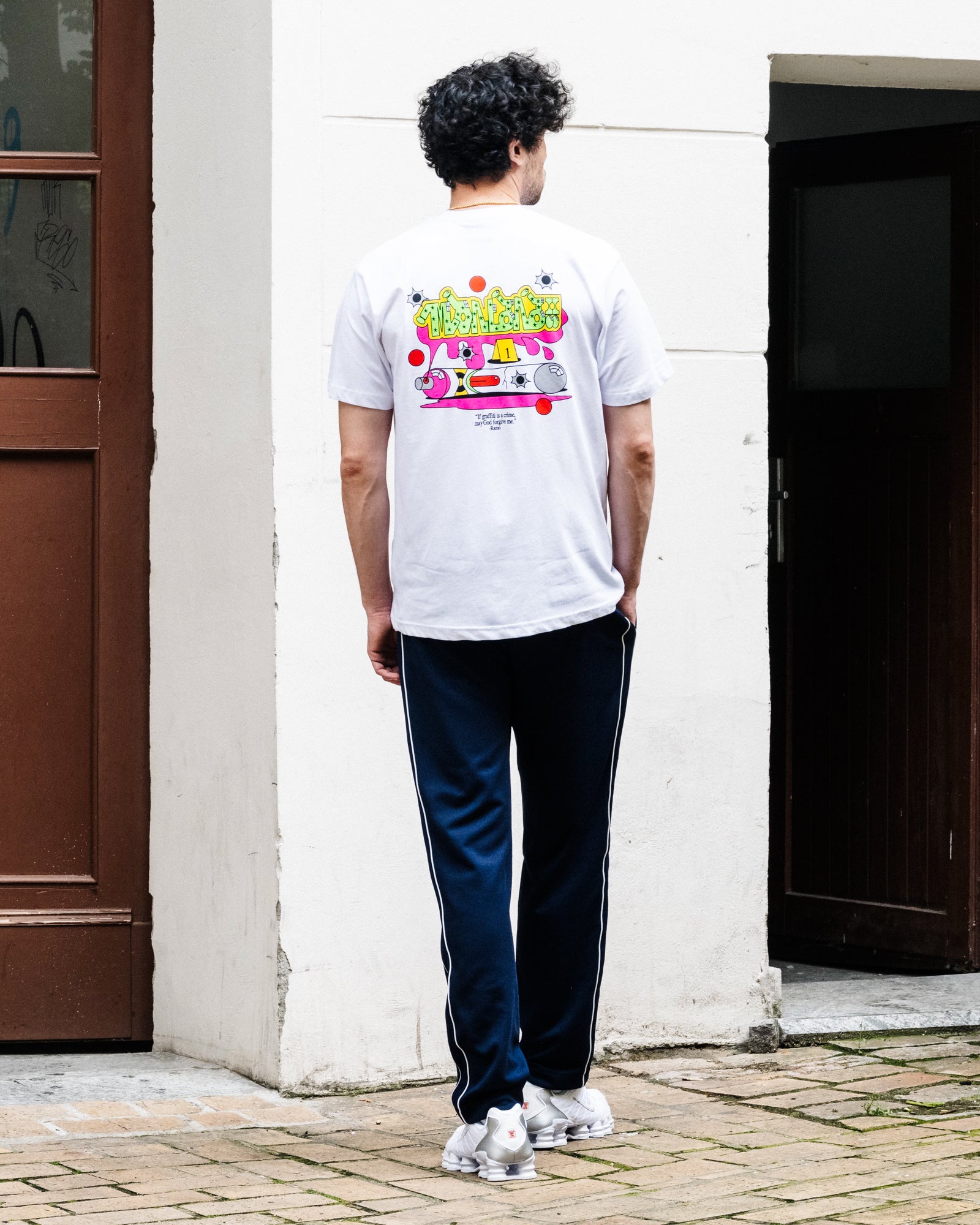 Montana Bullet By Fresh T-Shirt White T-Shirts 10473X-WHT On Model Back View | Overkill