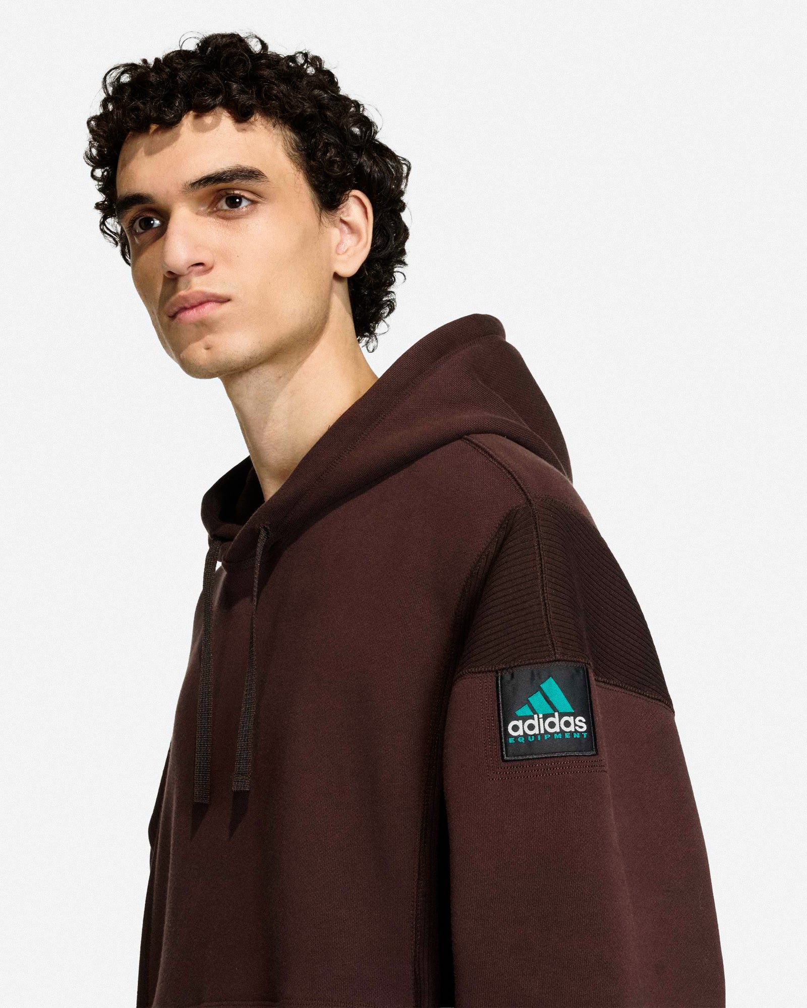 adidas Equipment Hoodie Aurora Coffee Hoodies KB9331 On Model Back View | Overkill