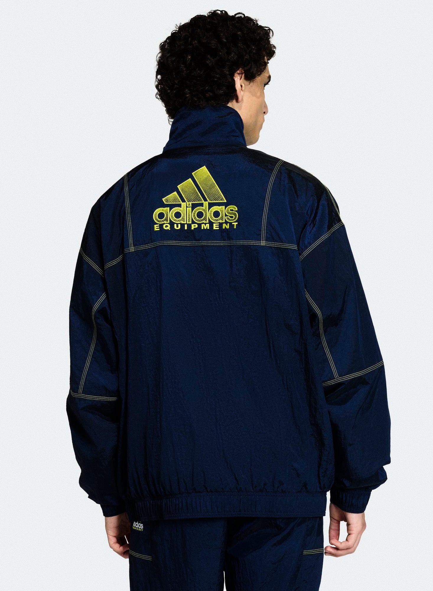 adidas Equipment Track Top Night Indigo Track Jackets KE1362 On Model Back View | Overkill