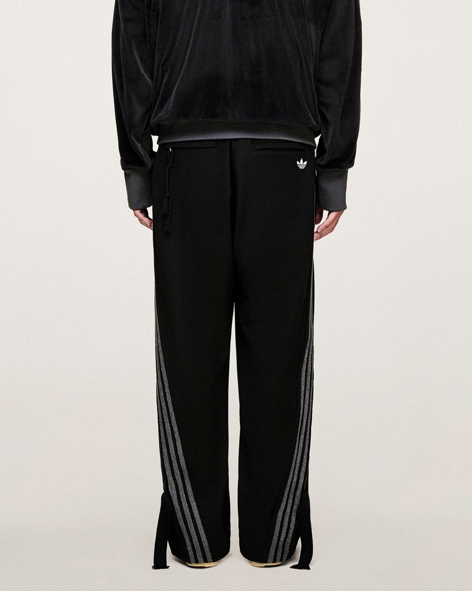 adidas ADI006 Track Pant Black Sweat & Track Pants KC0323 On Model Back View | Overkill