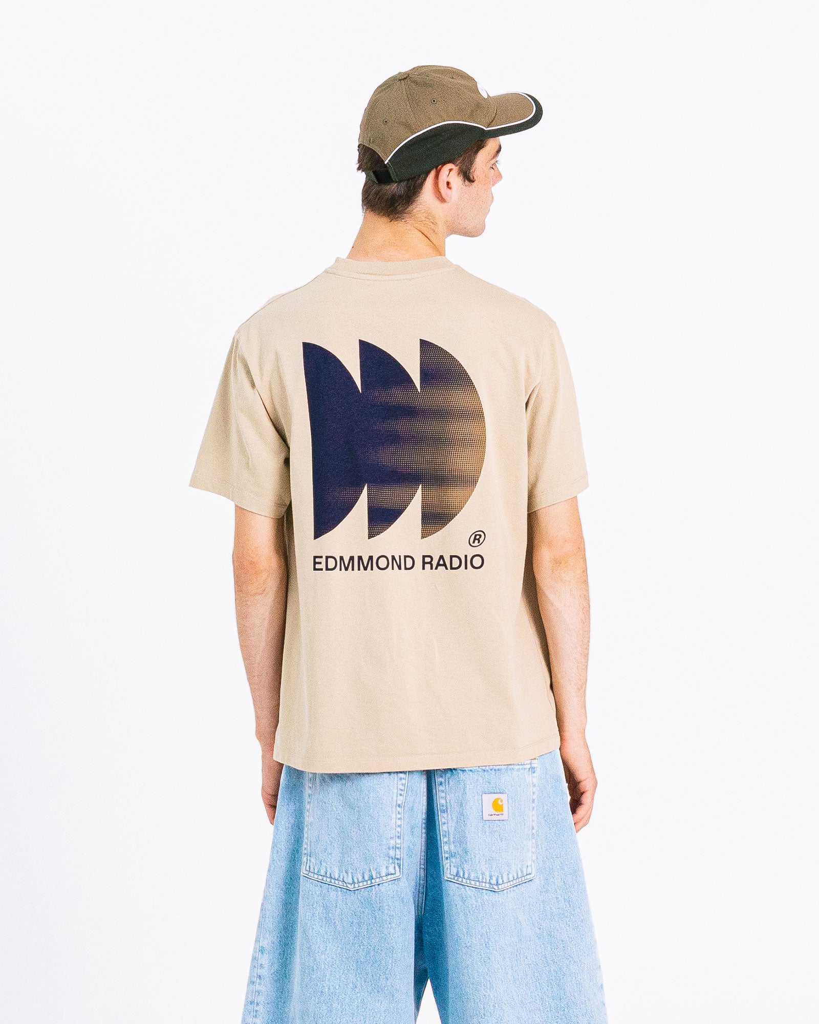 Edmmond Studios Edmmond Radio T-Shirt Plain Tan T-Shirts 325-30-10060 Model Detail 1 | Overkill