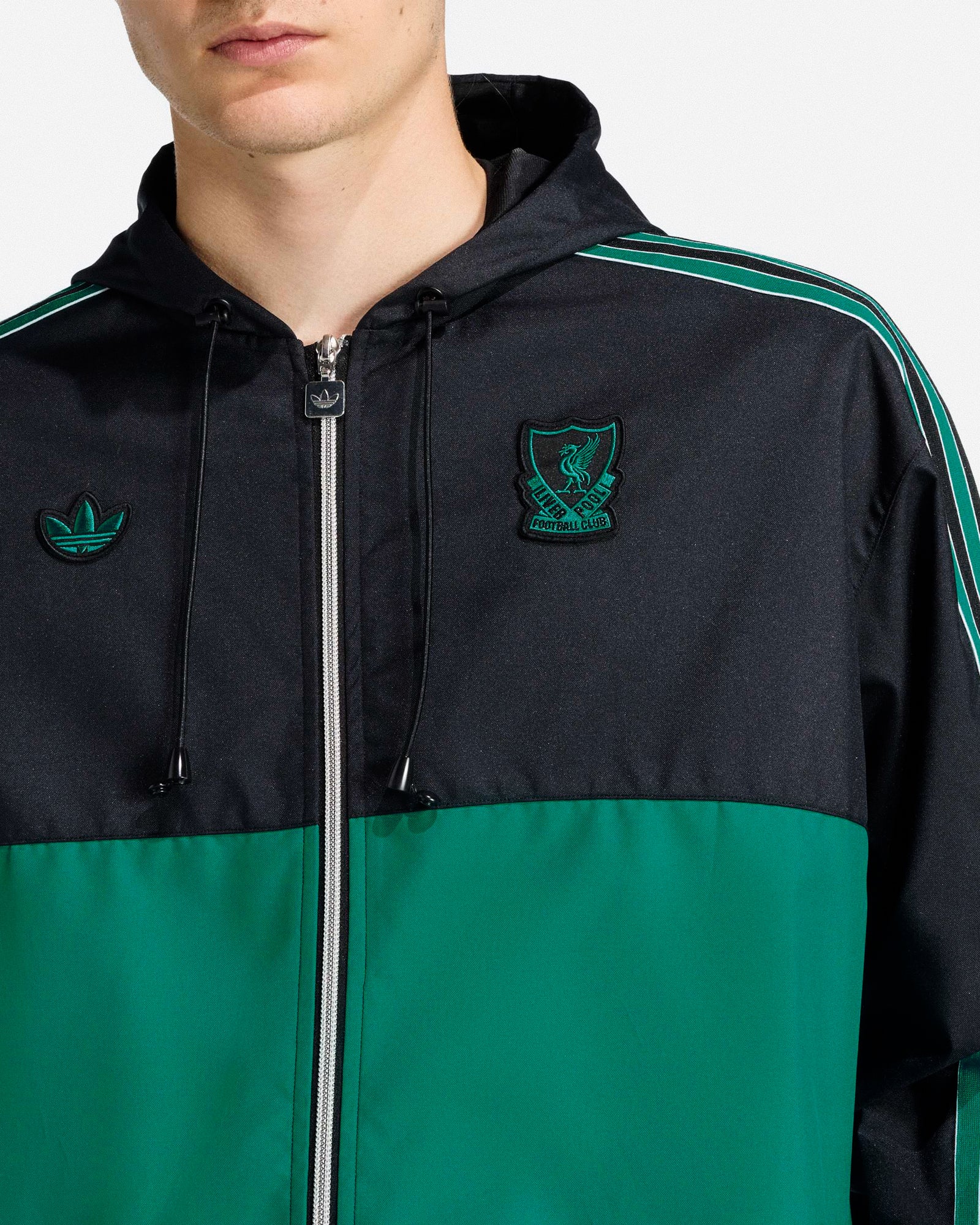 adidas Liverpool FC Icon Parka Black / Sea Green Jackets JW5469 Style Inspiration | Overkill