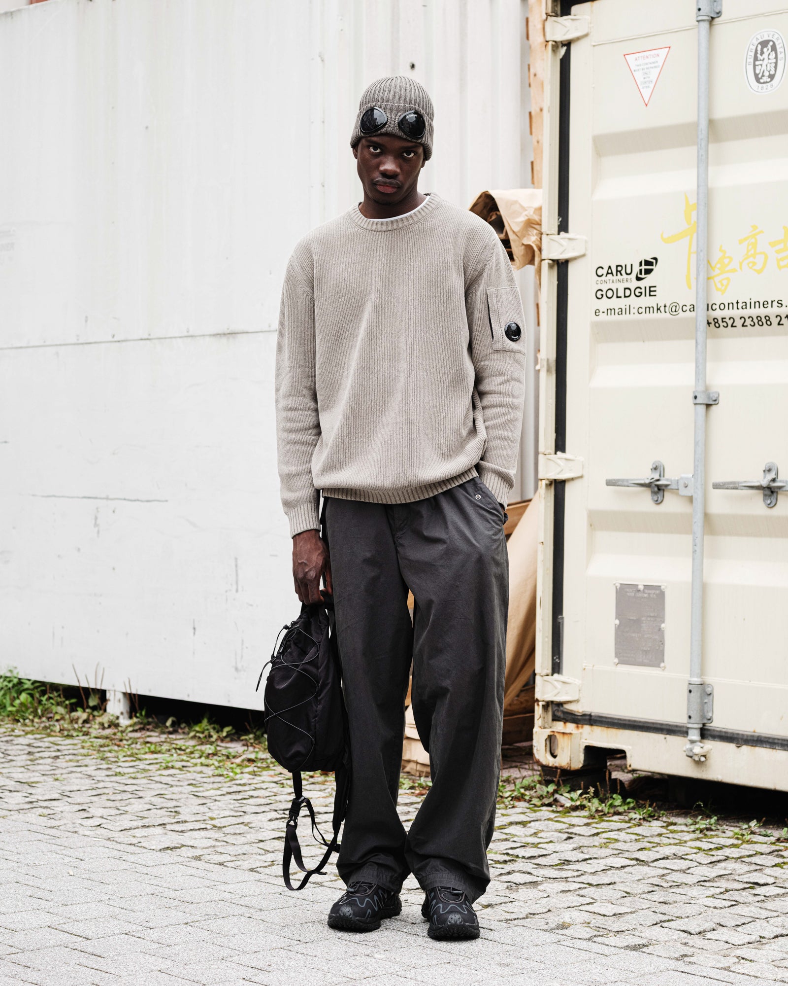 C.P. Company Microreps Loose Pants Dark Shadow Casual Pants 19CMPA172A-110324G 978 Style Inspiration | Overkill