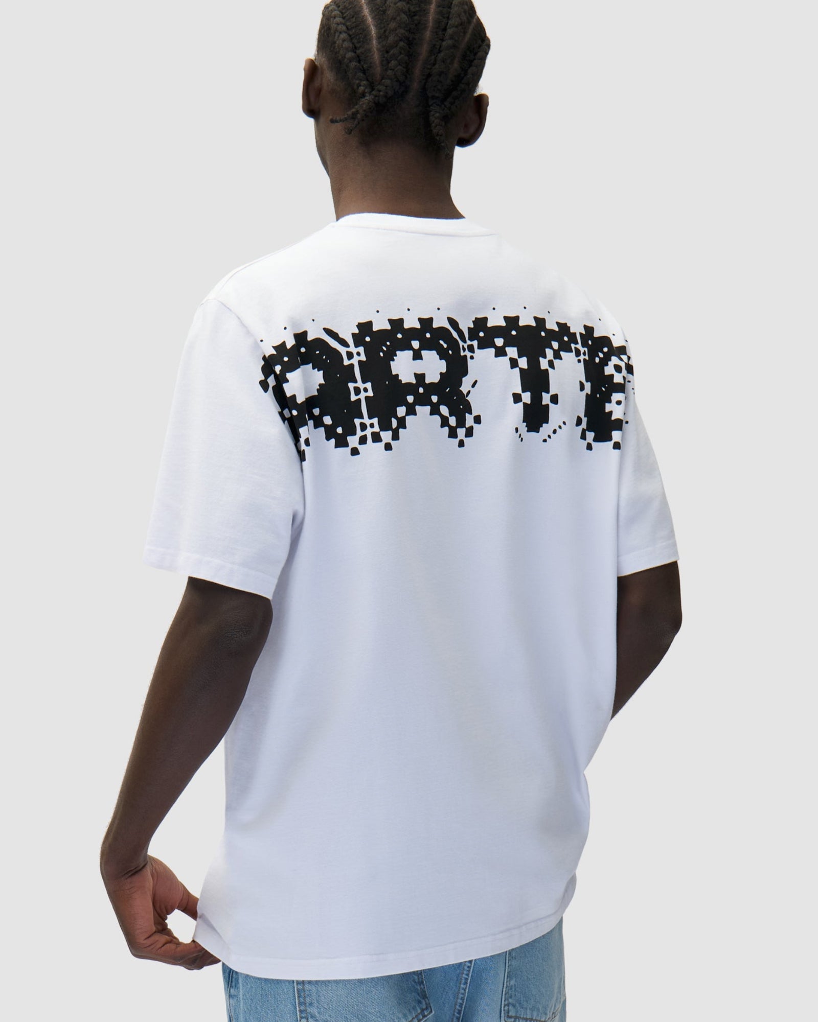Arte Pixel Back T-Shirt White T-Shirts AW25-198T / White Style Inspiration | Overkill