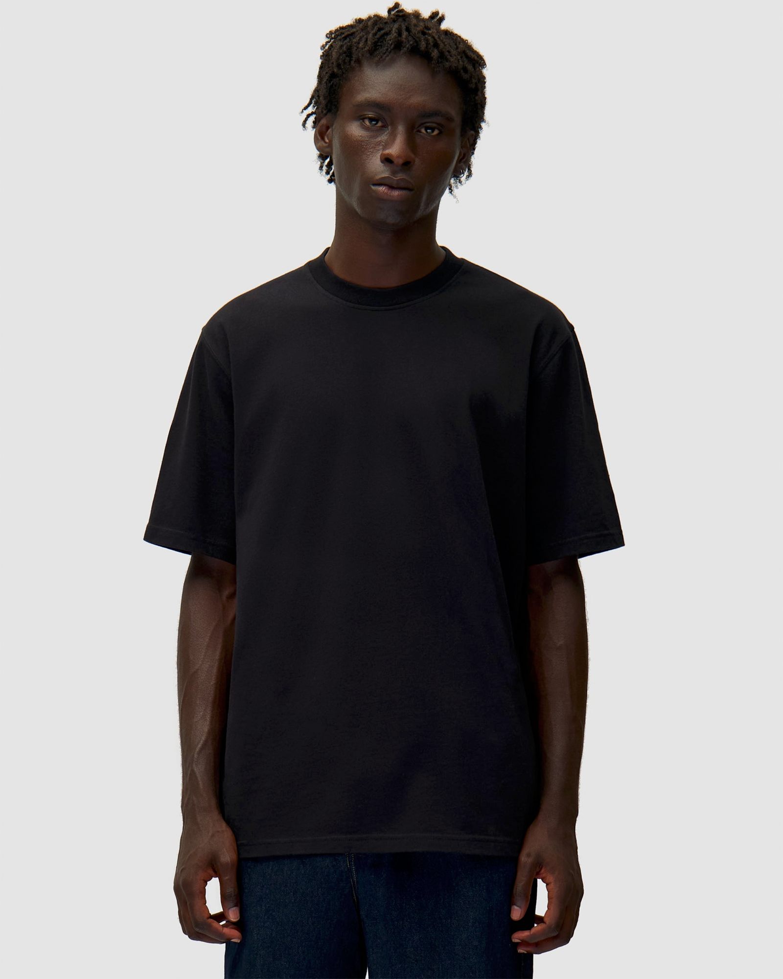 Arte Antwerp Multi Arte Print T-Shirt Black T-Shirts AW25-092T On Model Back View | Overkill