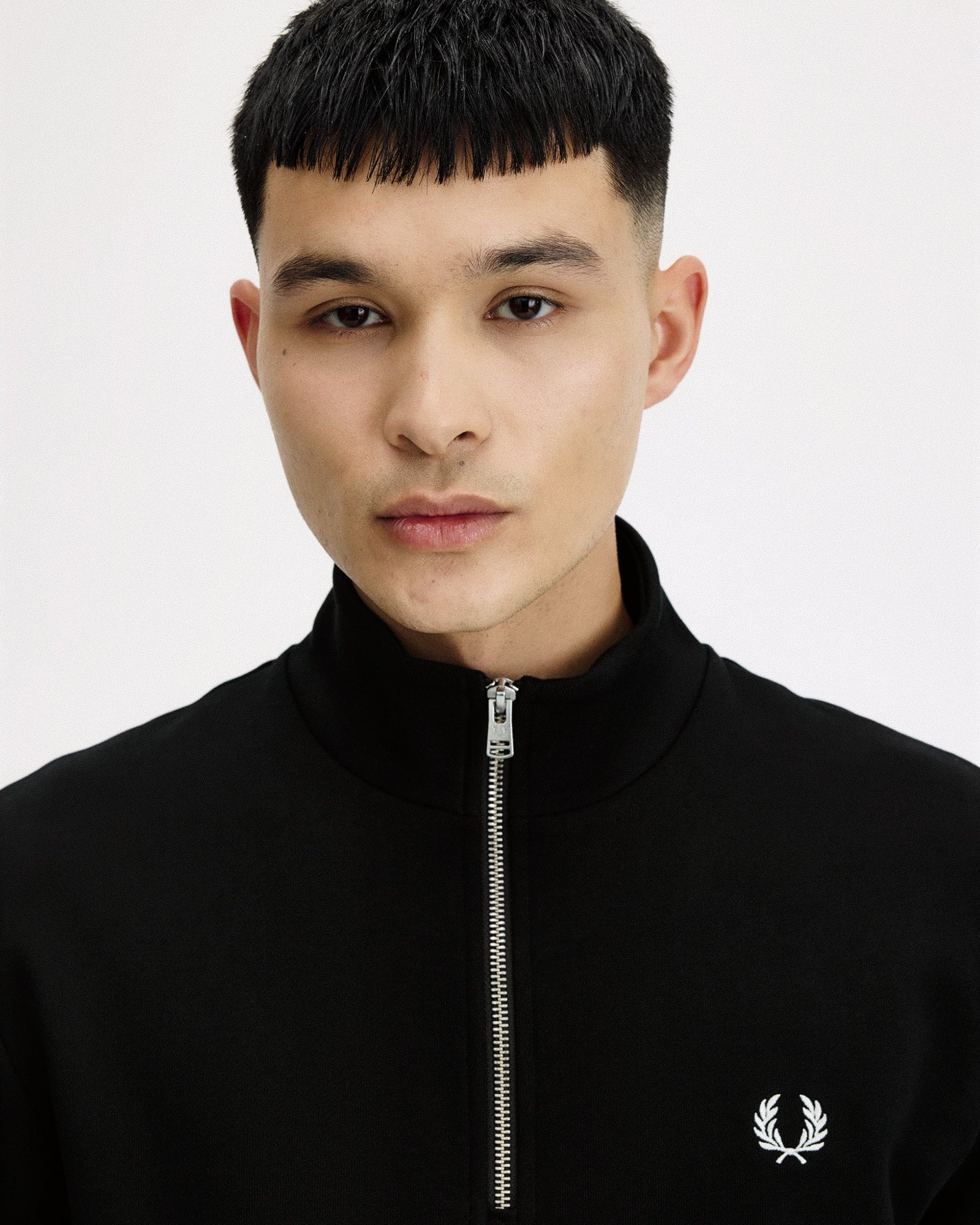 Fred Perry Half Zip Sweatshirt Black / Shadedston Sweatshirts M3574-S77 Style Inspiration | Overkill