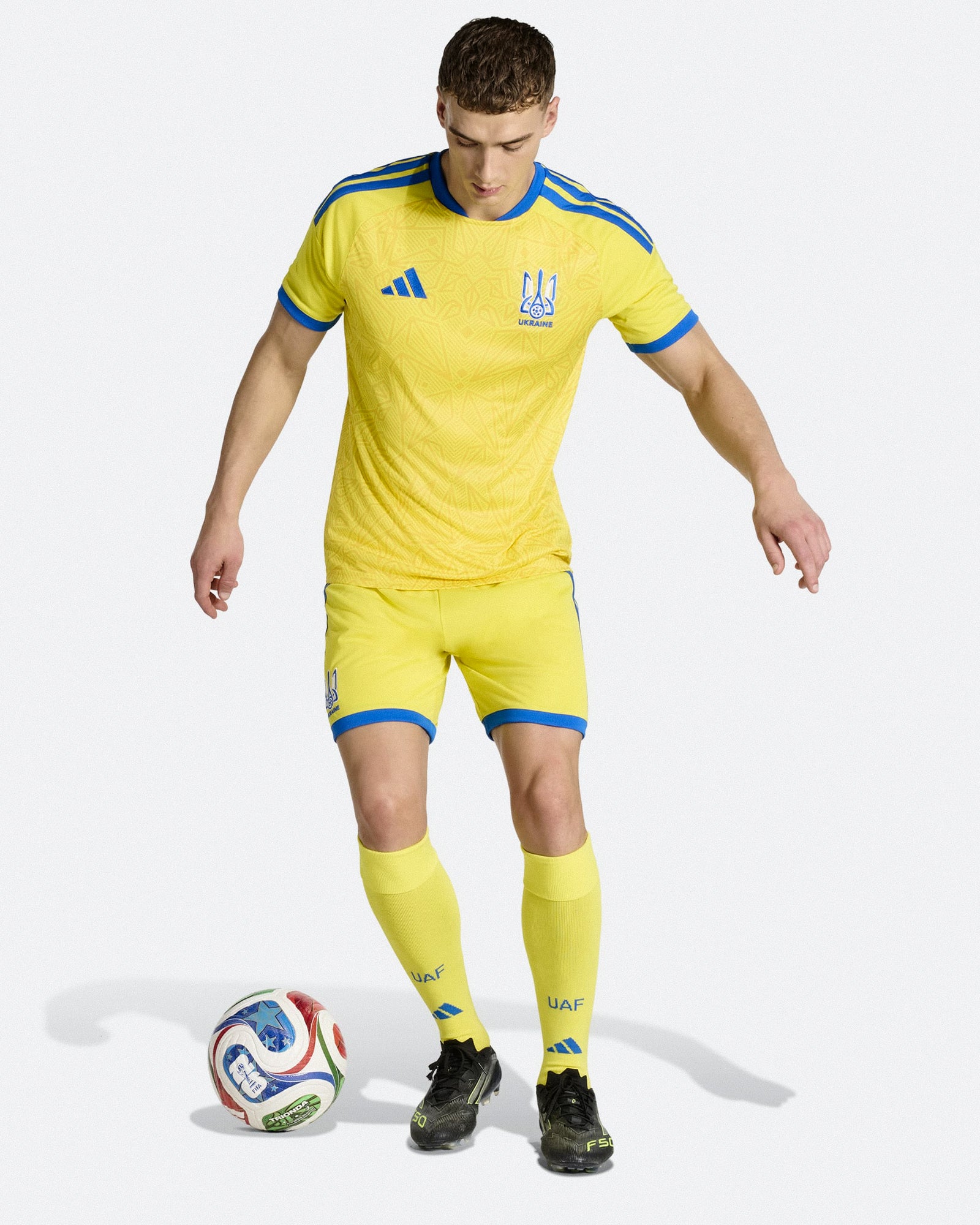 adidas UAF Ukraine Home Jersey Bright Yellow T-Shirts JZ4622 Style Inspiration | Overkill
