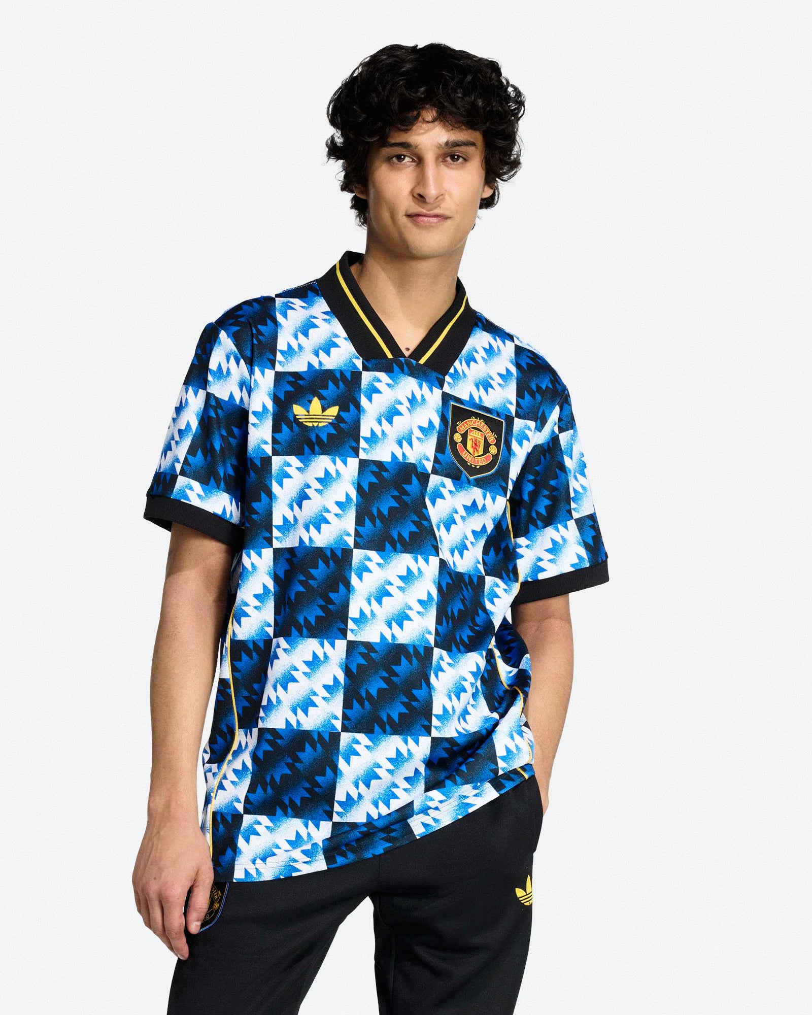 adidas Manchester United LF Jersey Multicolor T-Shirts JN2813 On Model Front View | Overkill