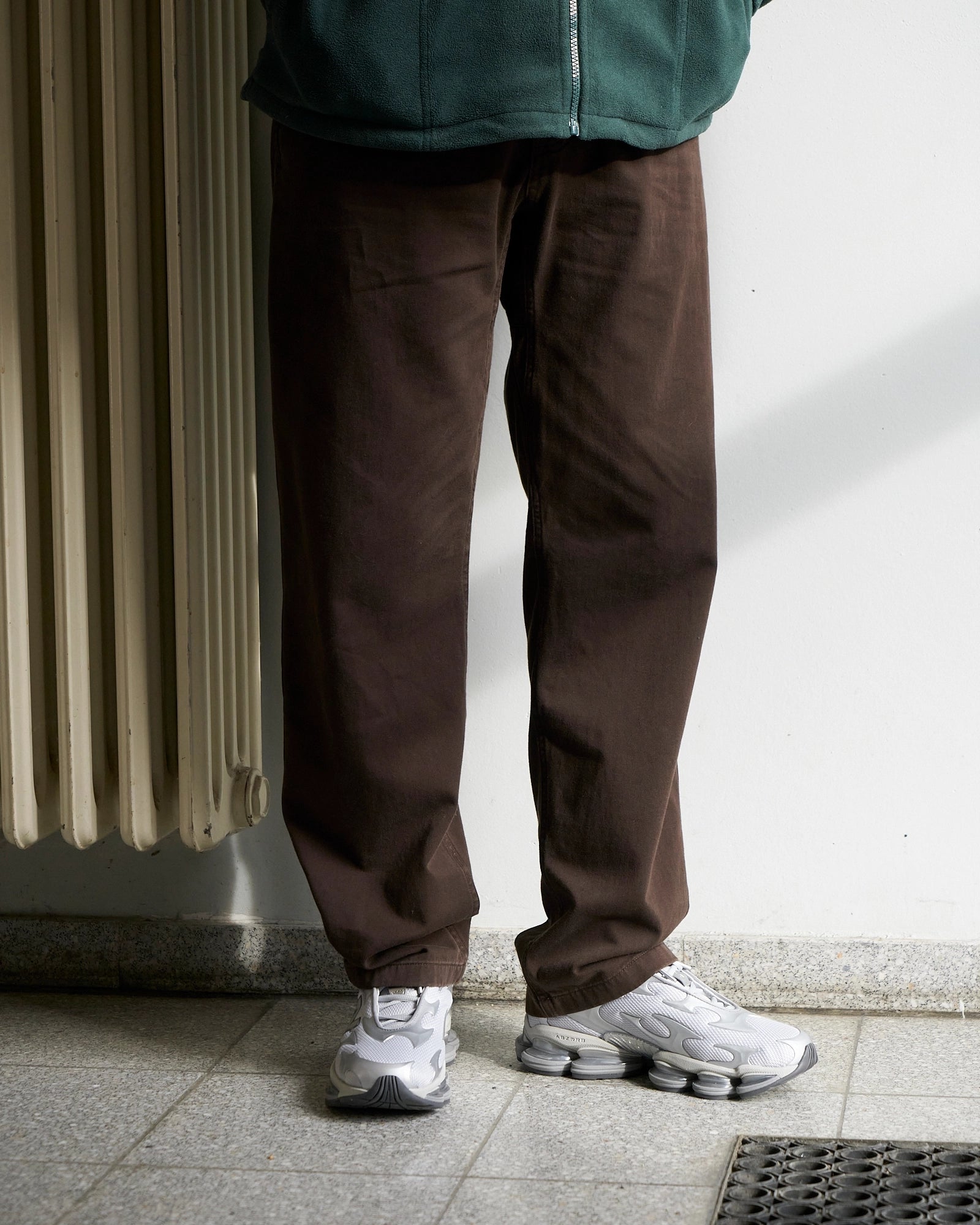 Gramicci Gramicci Pant Chocolate Casual Pants G102-OGT-Chocolate On Model Front View | Overkill