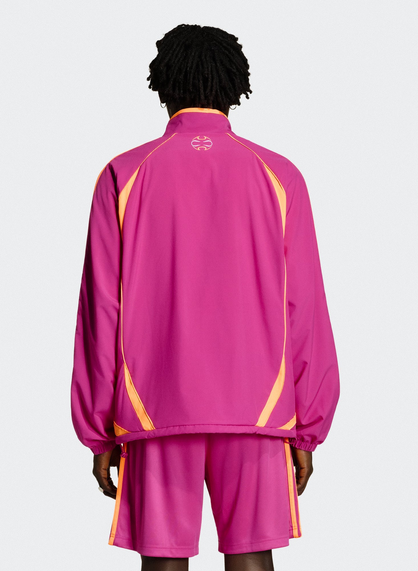 adidas Teamgeist Track Top Real Magenta Track Jackets KD5861 On Model Back View | Overkill