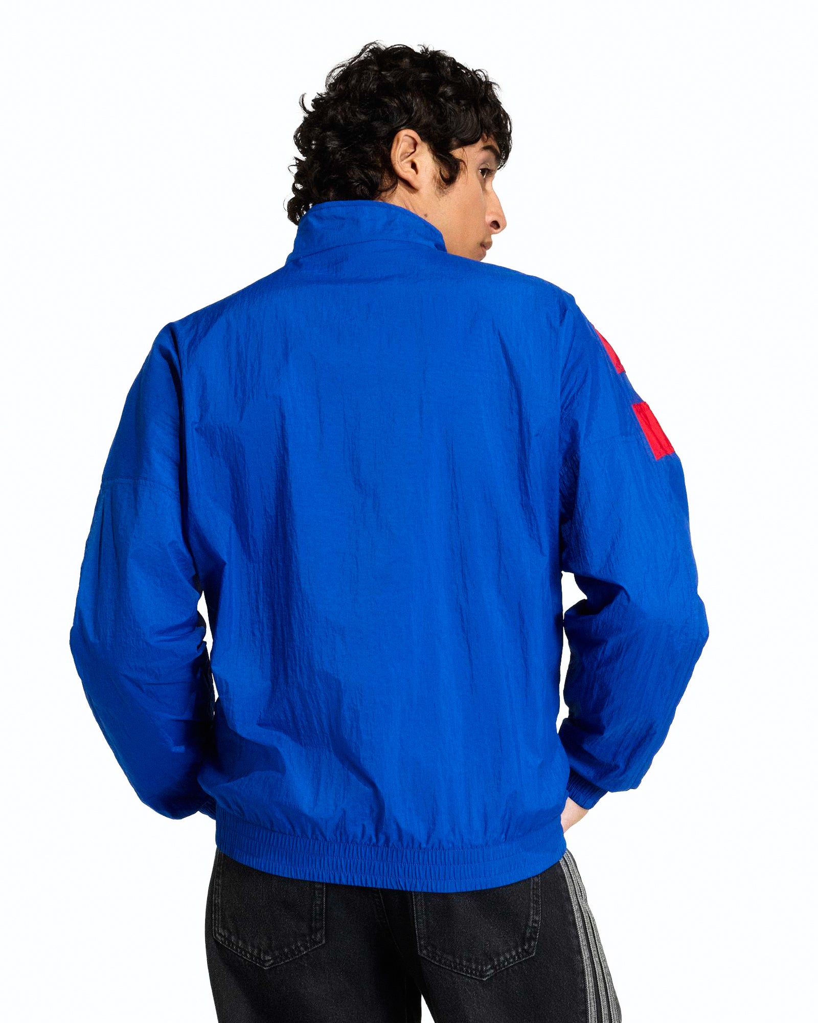 adidas Arch Track Top Collegiate Royal / Better Scarlet Track Jackets KD8427 On Model Back View | Overkill