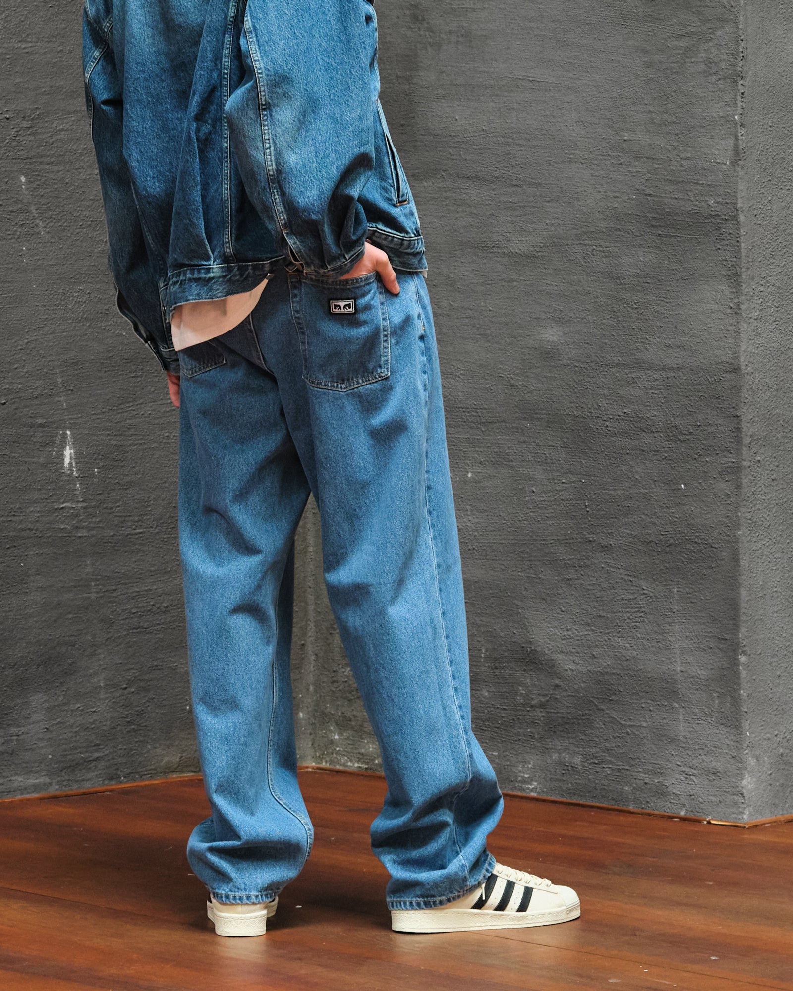 Obey Hardwork Denim Pant Light Indigo Jeans Detailfoto | Overkill