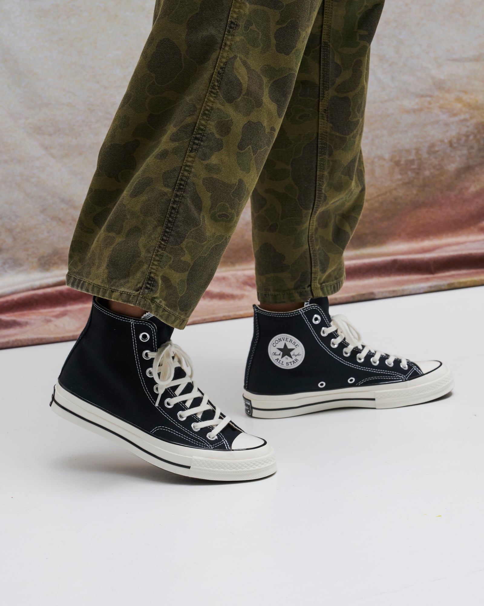 Converse Chuck 70 Hi Black / Black / Egret High Top Sneakers Material | Overkill