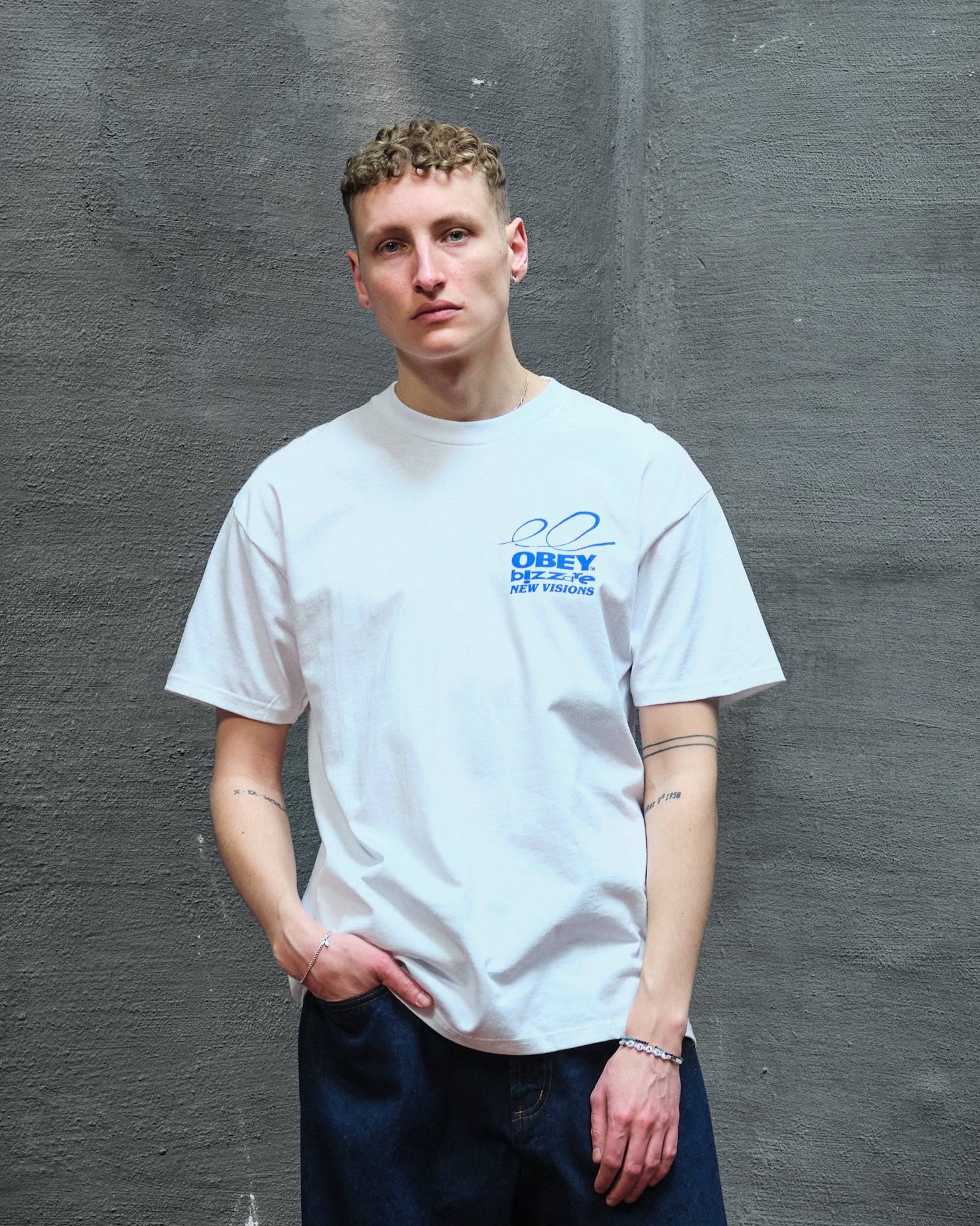 Obey Bizzare New Visions T-Shirt White T-Shirts Detailfoto | Overkill