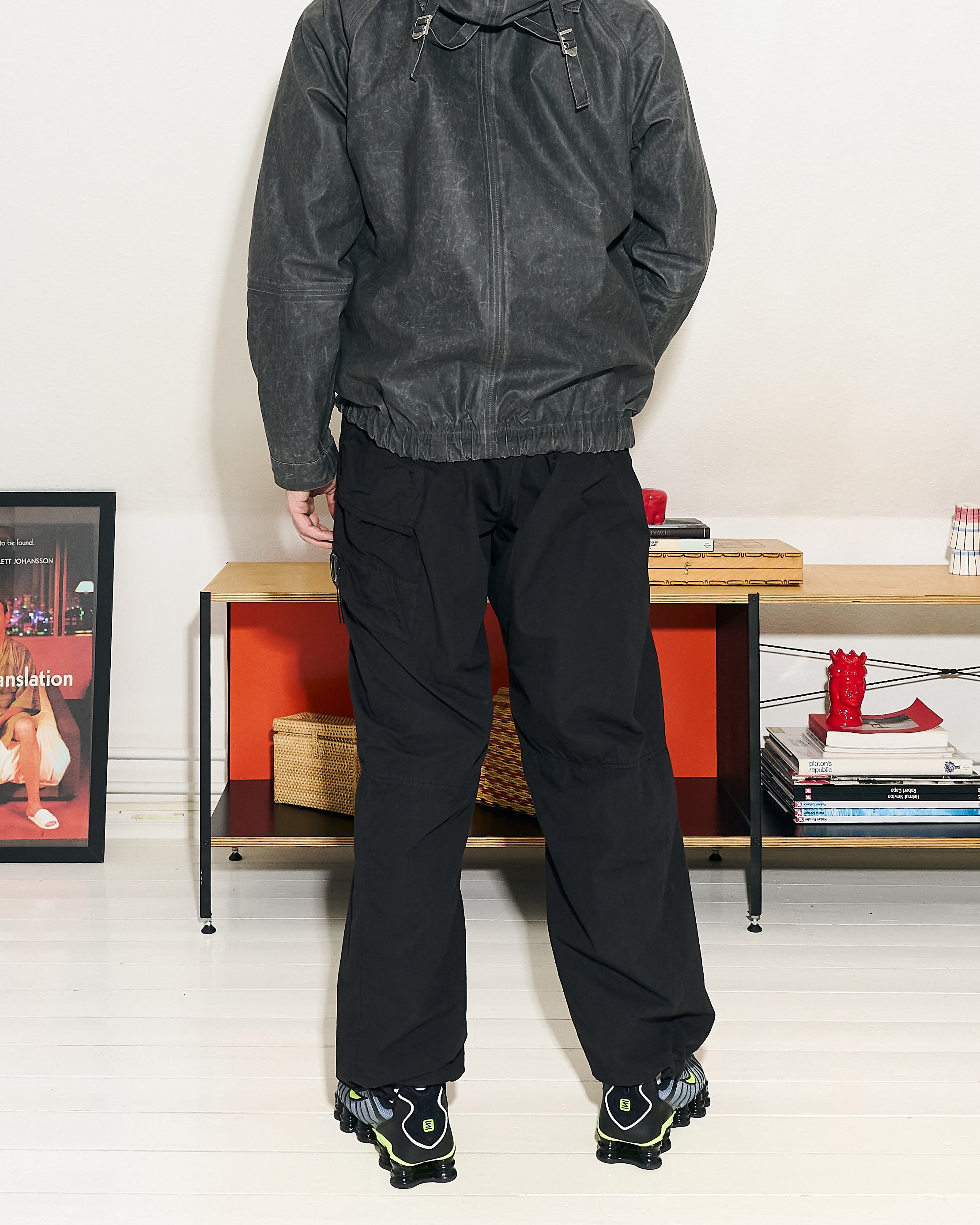 C.P. Company Micro Reps Loose Utility Pants Black Casual Pants Detailfoto | Overkill