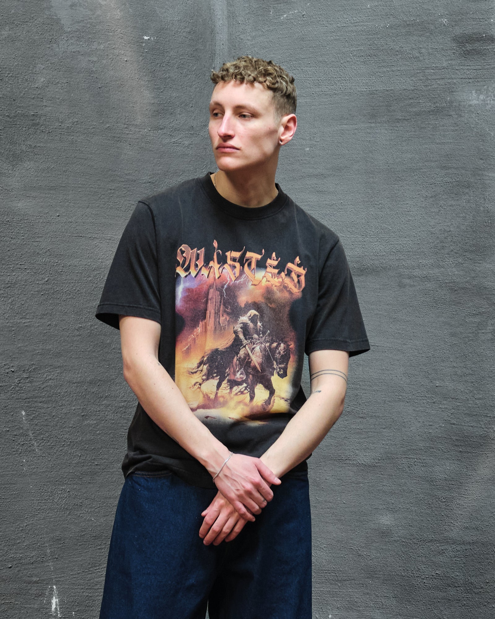 Wasted Paris Mirage T-Shirt Black T-Shirts Close-up | Overkill