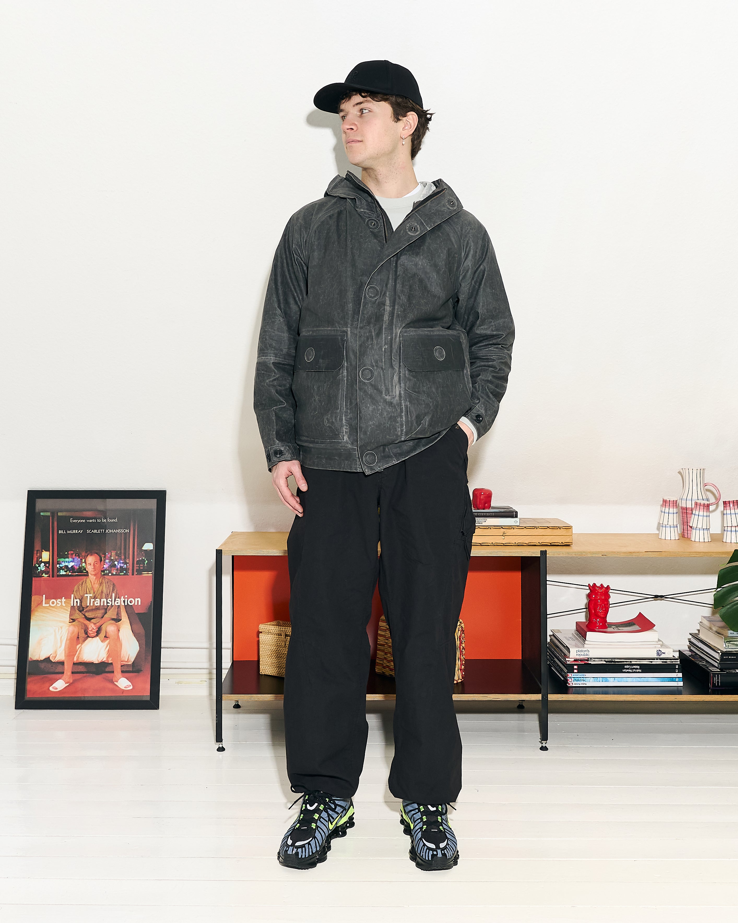 C.P. Company Goggle Jacket Raven Jackets Close-up | Overkill