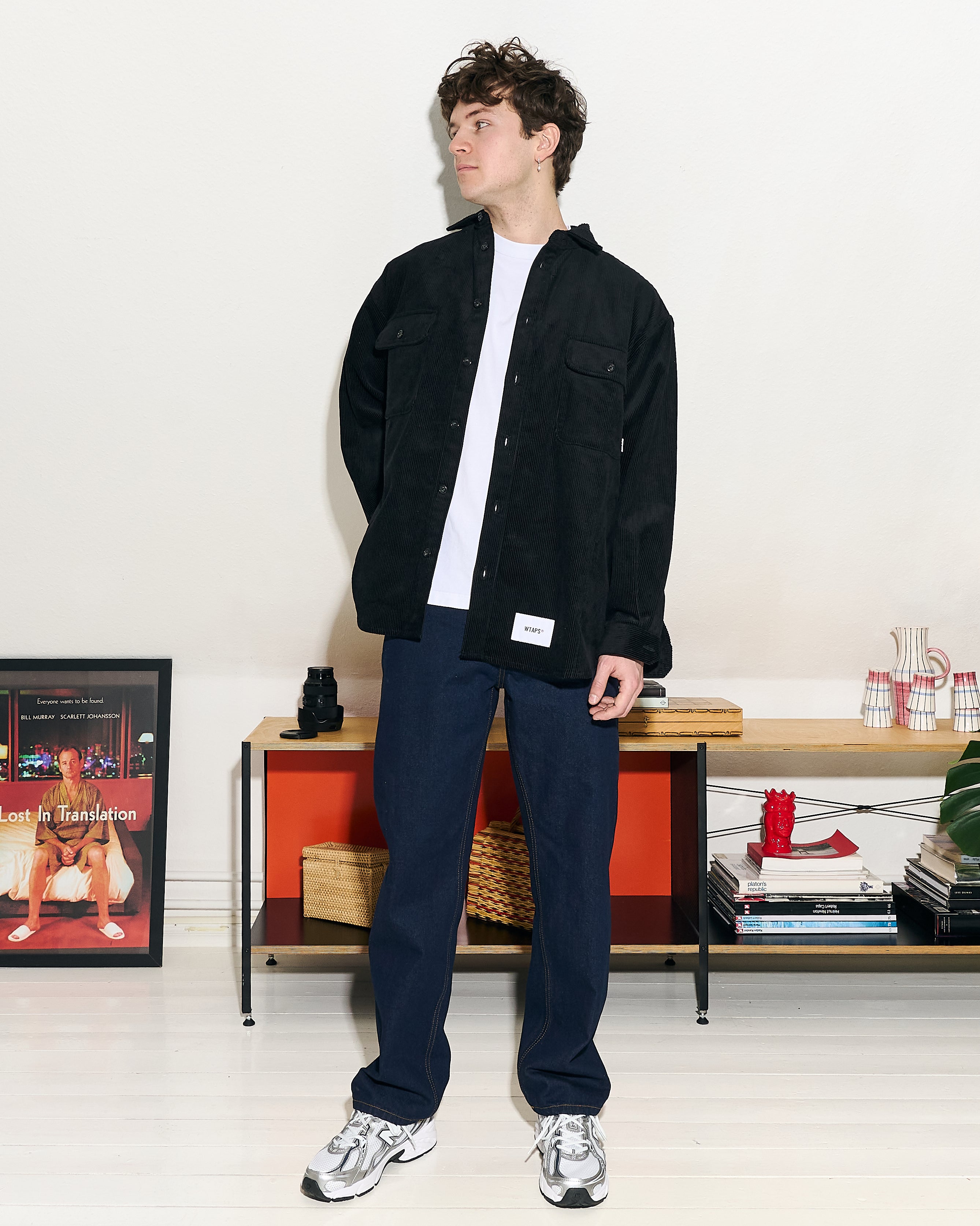 WTAPS WCPO / LS / Cotton. Corduroy Black Shirts Close-up | Overkill