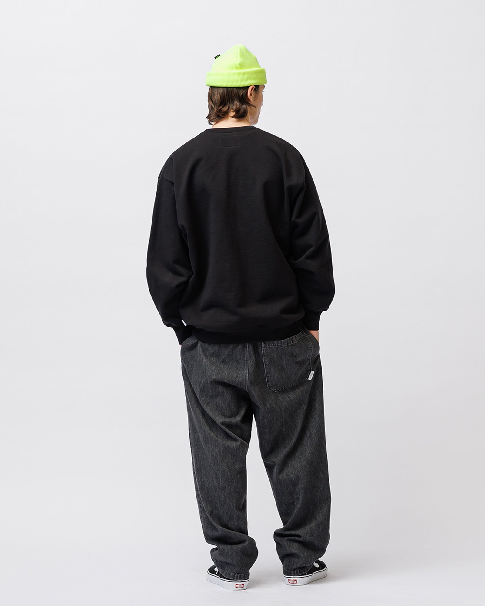 WTAPS Academy / Sweater / Cotton Black Sweatshirts Detailfoto | Overkill