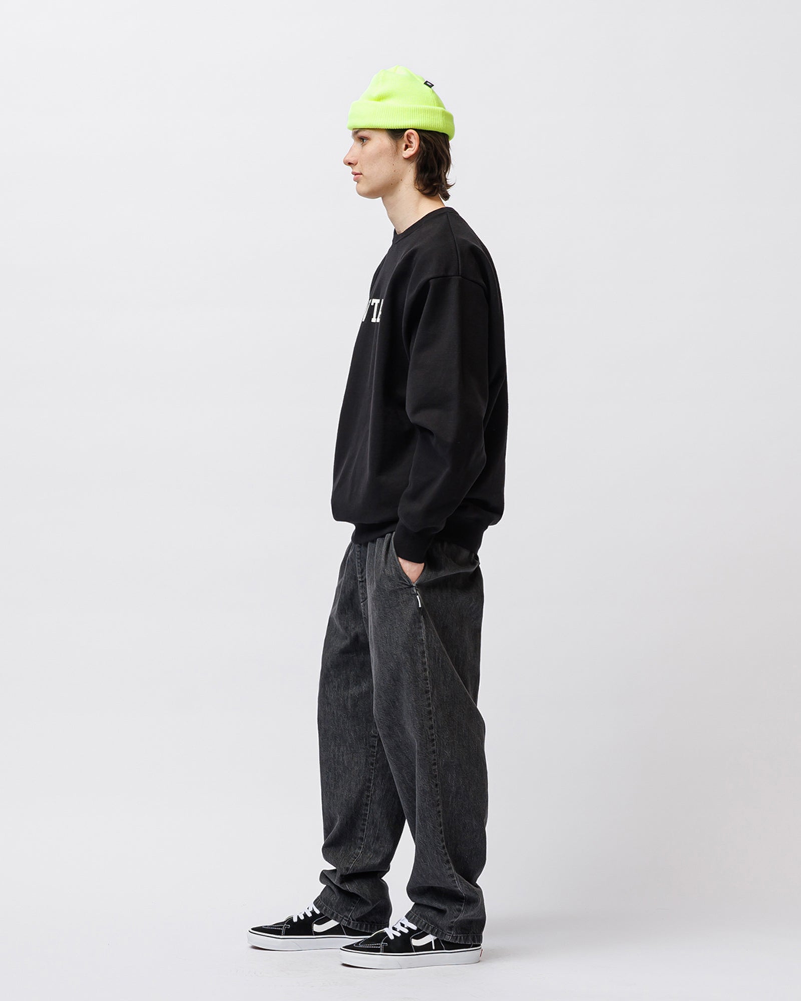 WTAPS Academy / Sweater / Cotton Black Sweatshirts Detail view 1 | Overkill