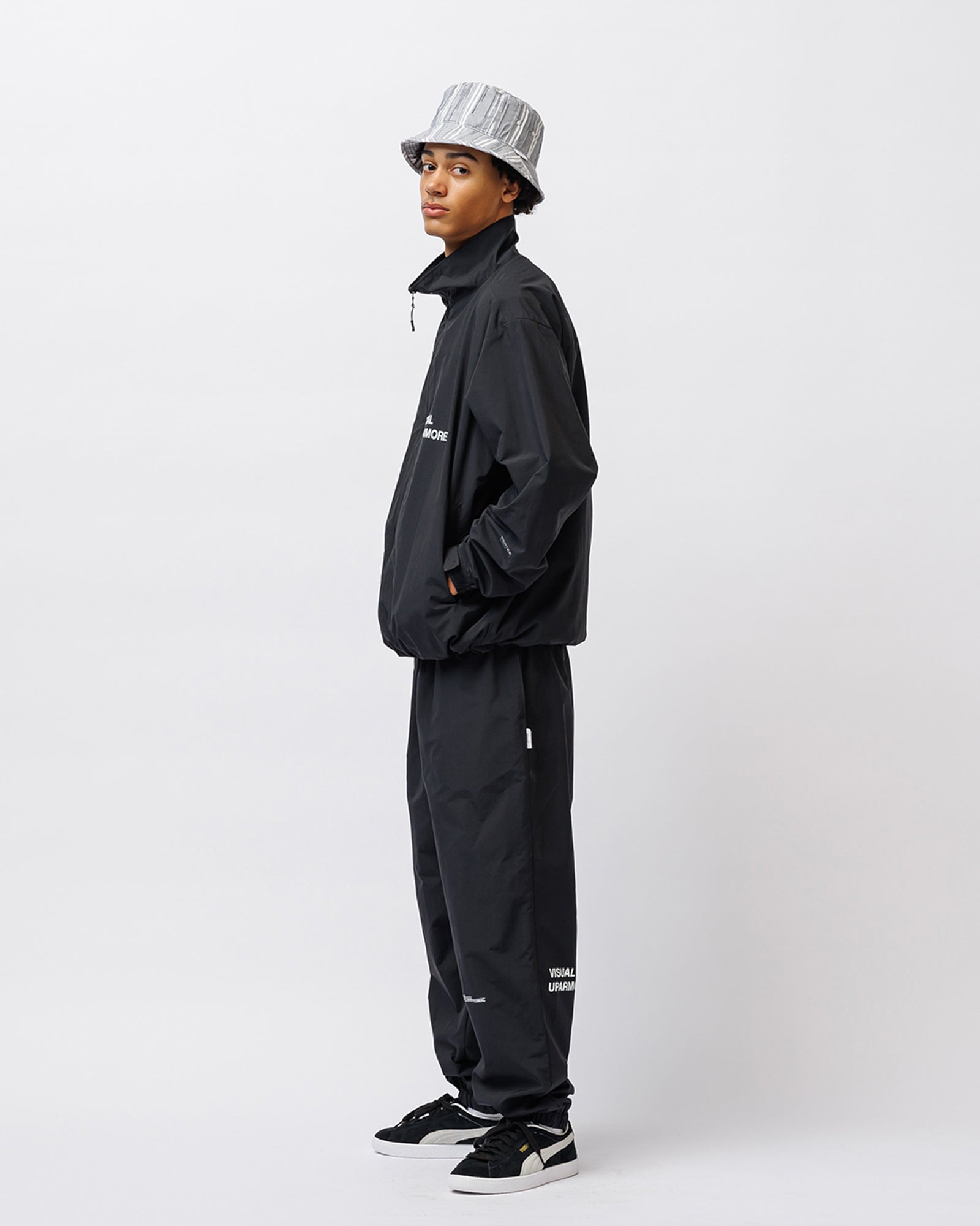 WTAPS Track / Jacket / Nylon. Tussah. Pertex Black Track Jackets Detailfoto | Overkill