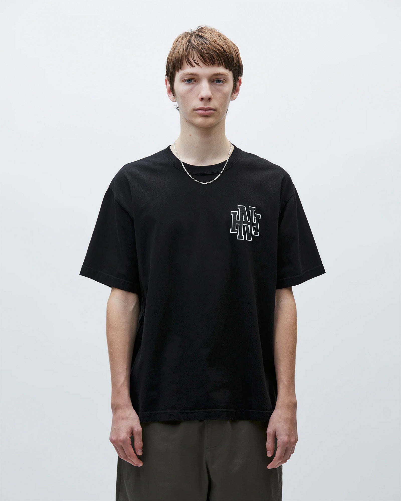Neighborhood NH. Tee SS-3 Black T-Shirts Close-up | Overkill