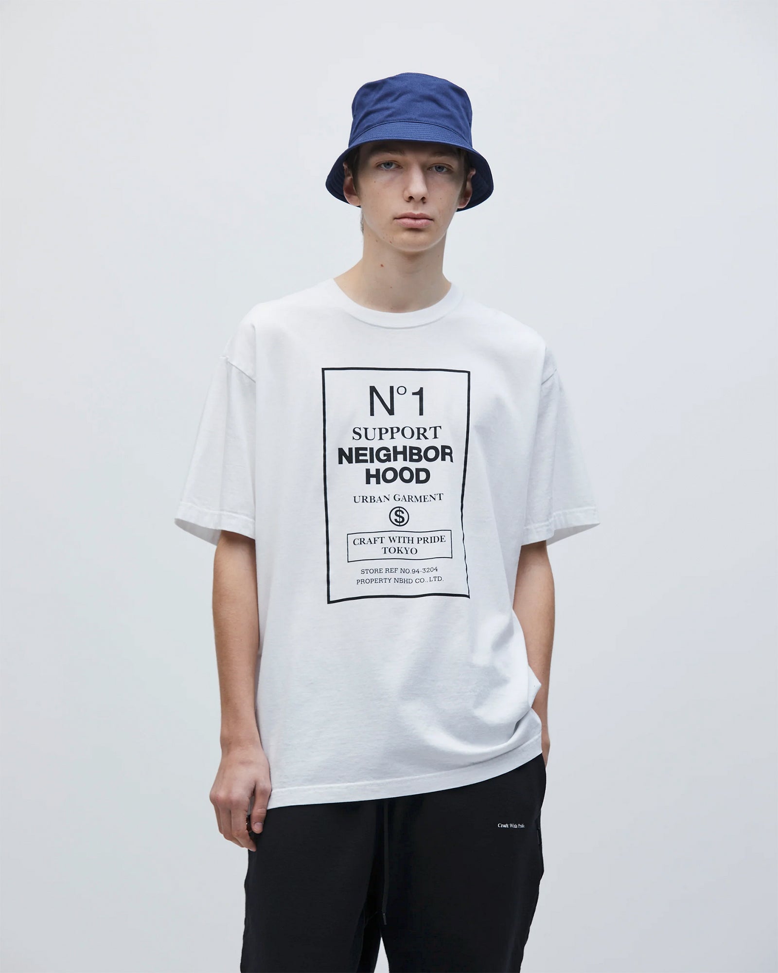 Neighborhood NH. Tee SS-15 White T-Shirts Close-up | Overkill