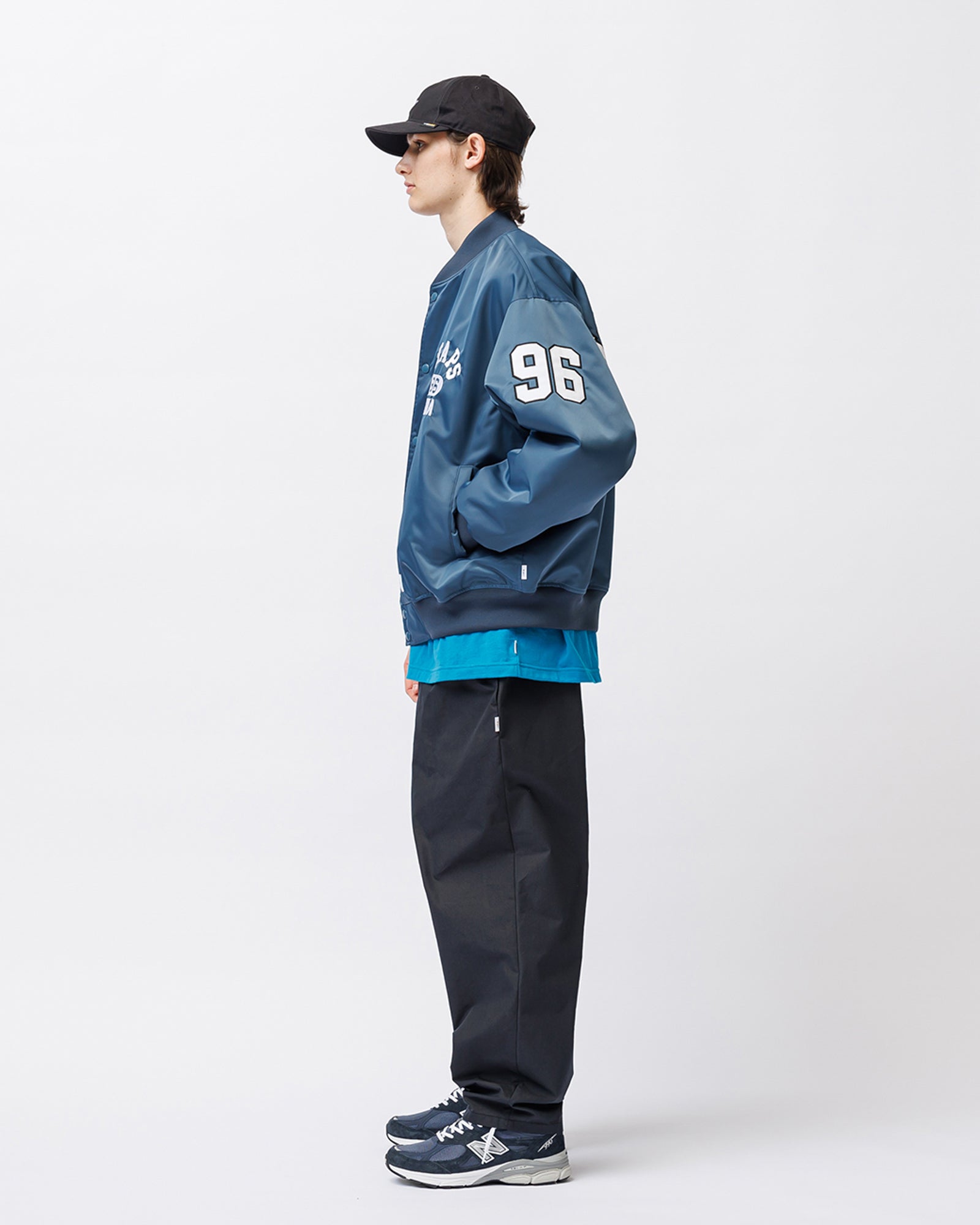 WTAPS Team / Jacket / Nylon. Twill Teal Bomber & Varsity Jackets Detailfoto | Overkill