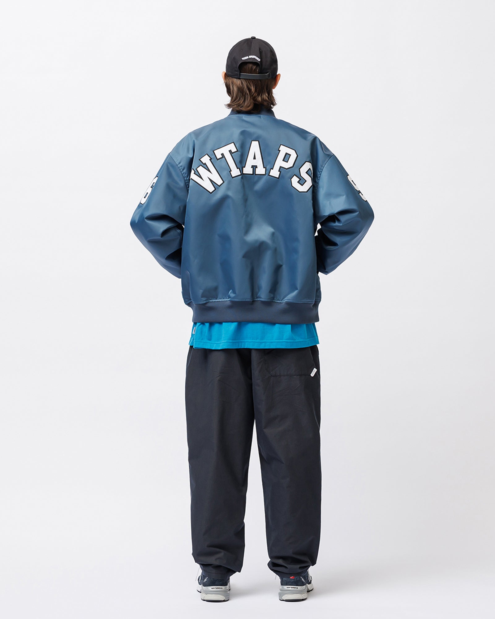 WTAPS Team / Jacket / Nylon. Twill Teal Bomber & Varsity Jackets Detail view 1 | Overkill