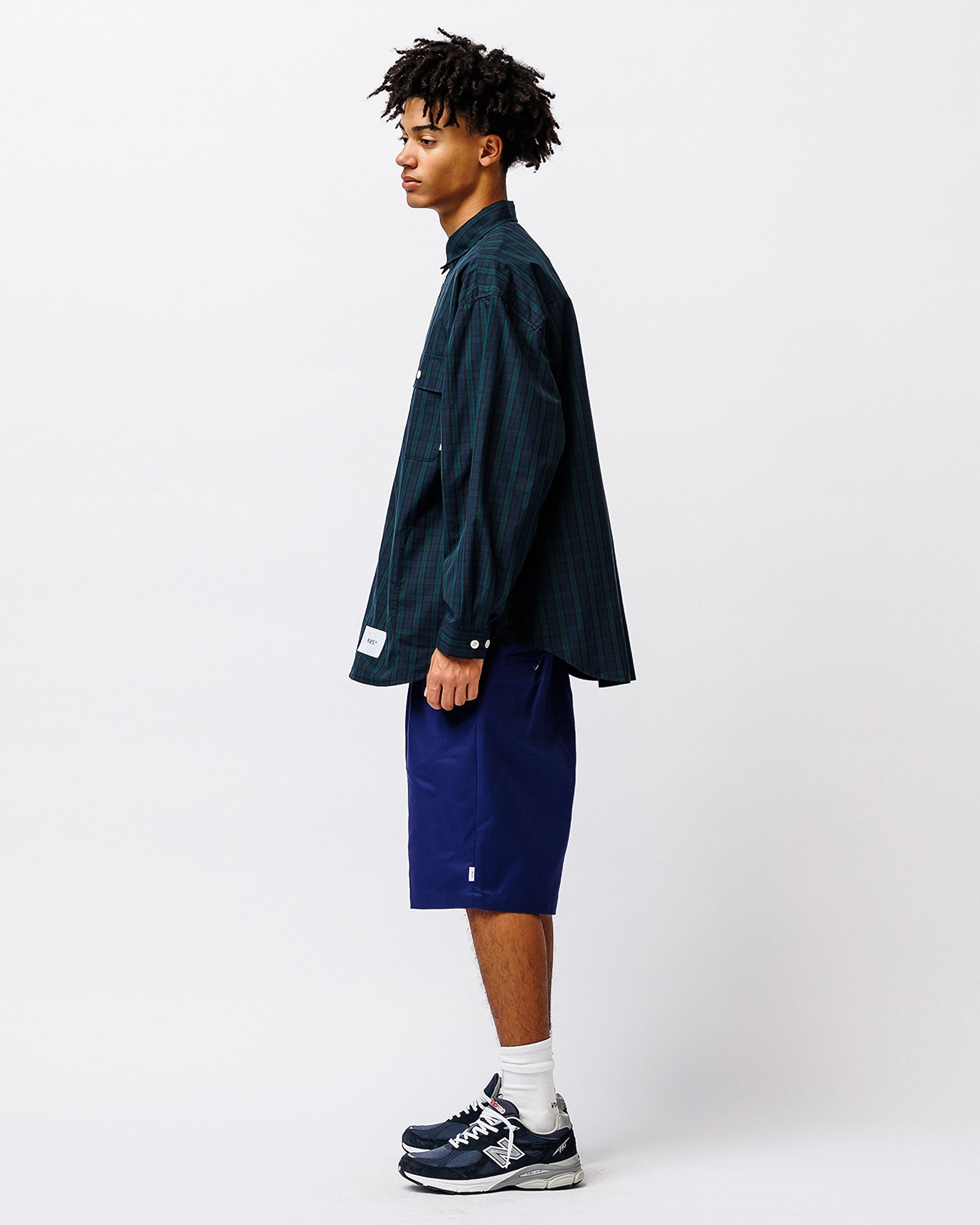 WTAPS WCPO 01 / LS / Cotton. Broadcloth. Textile Green Shirts 251TQDT-PTM02 Detail View 1 | Overkill