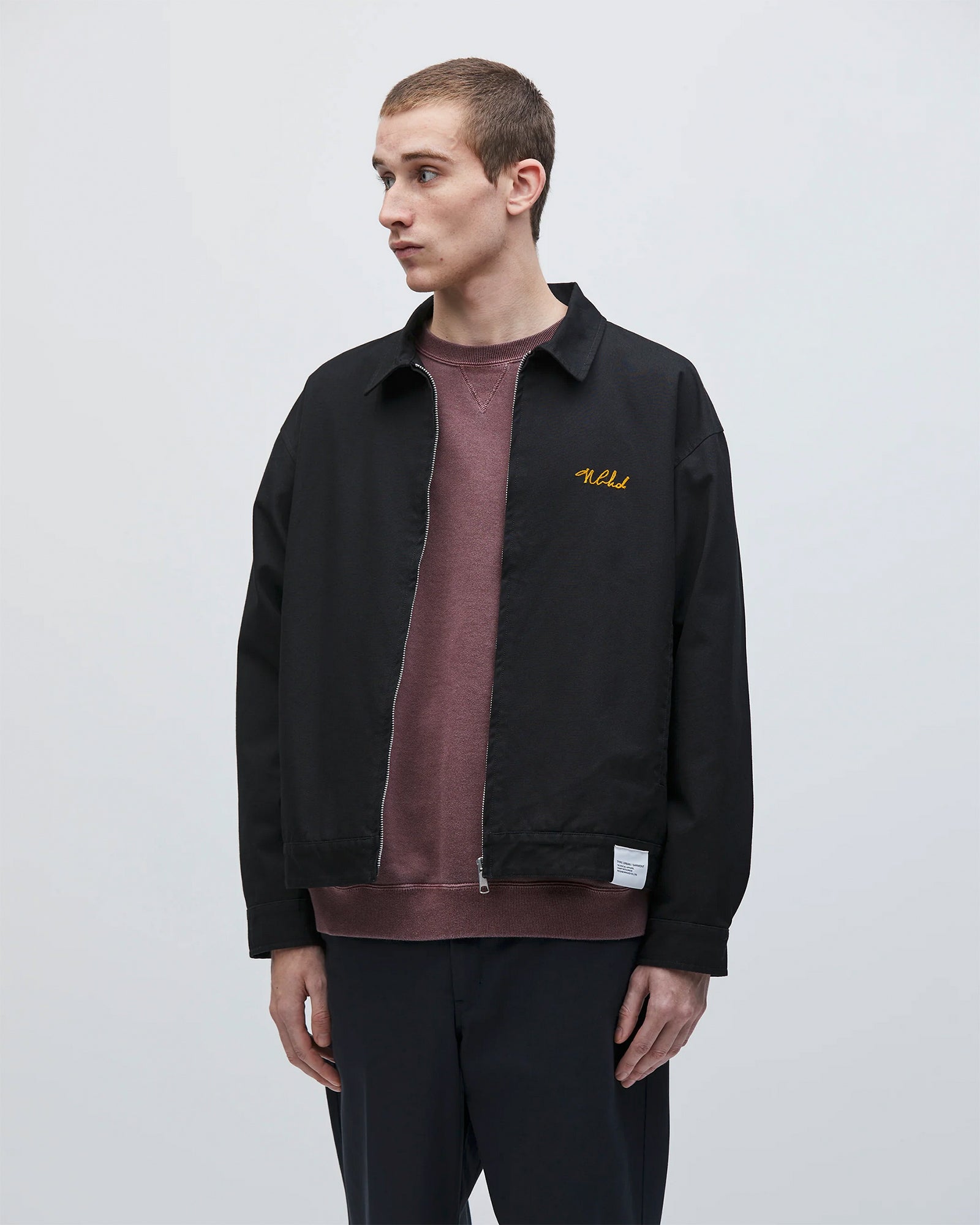 Neighborhood Zip Work Jacket Black Bomber & Varsity Jackets Close-up | Overkill