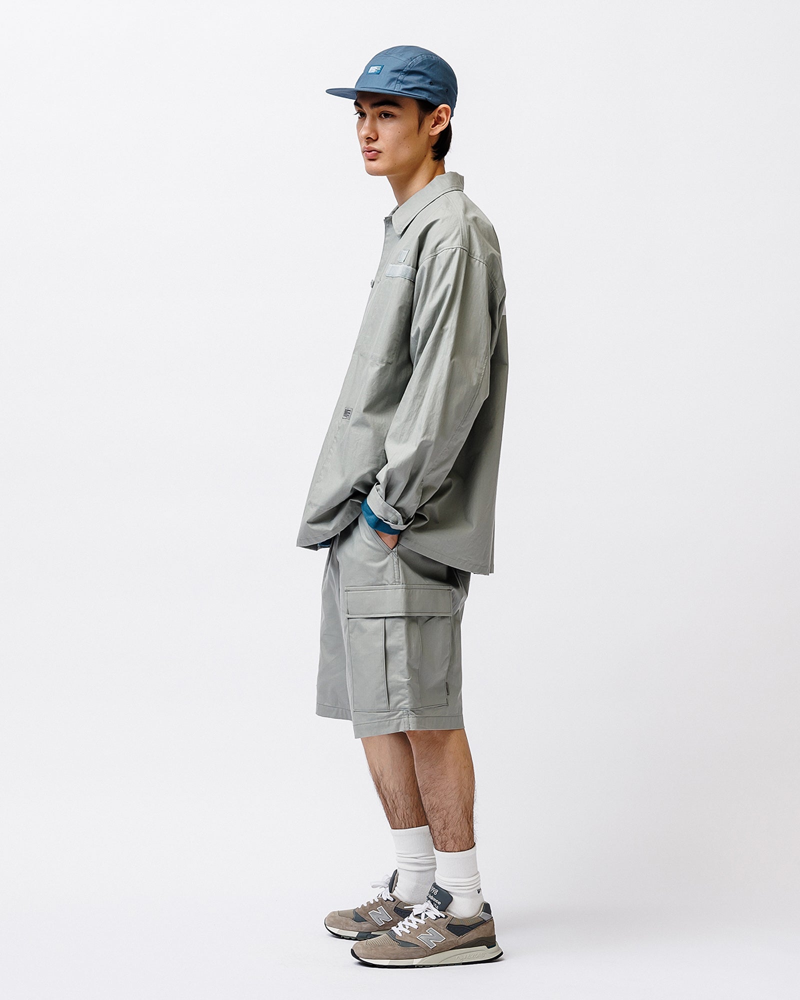 WTAPS JMOD 01 / LS / Cotton. Ripstop Gray Shirts 251WVDT-SHM01 Detail View 1 | Overkill