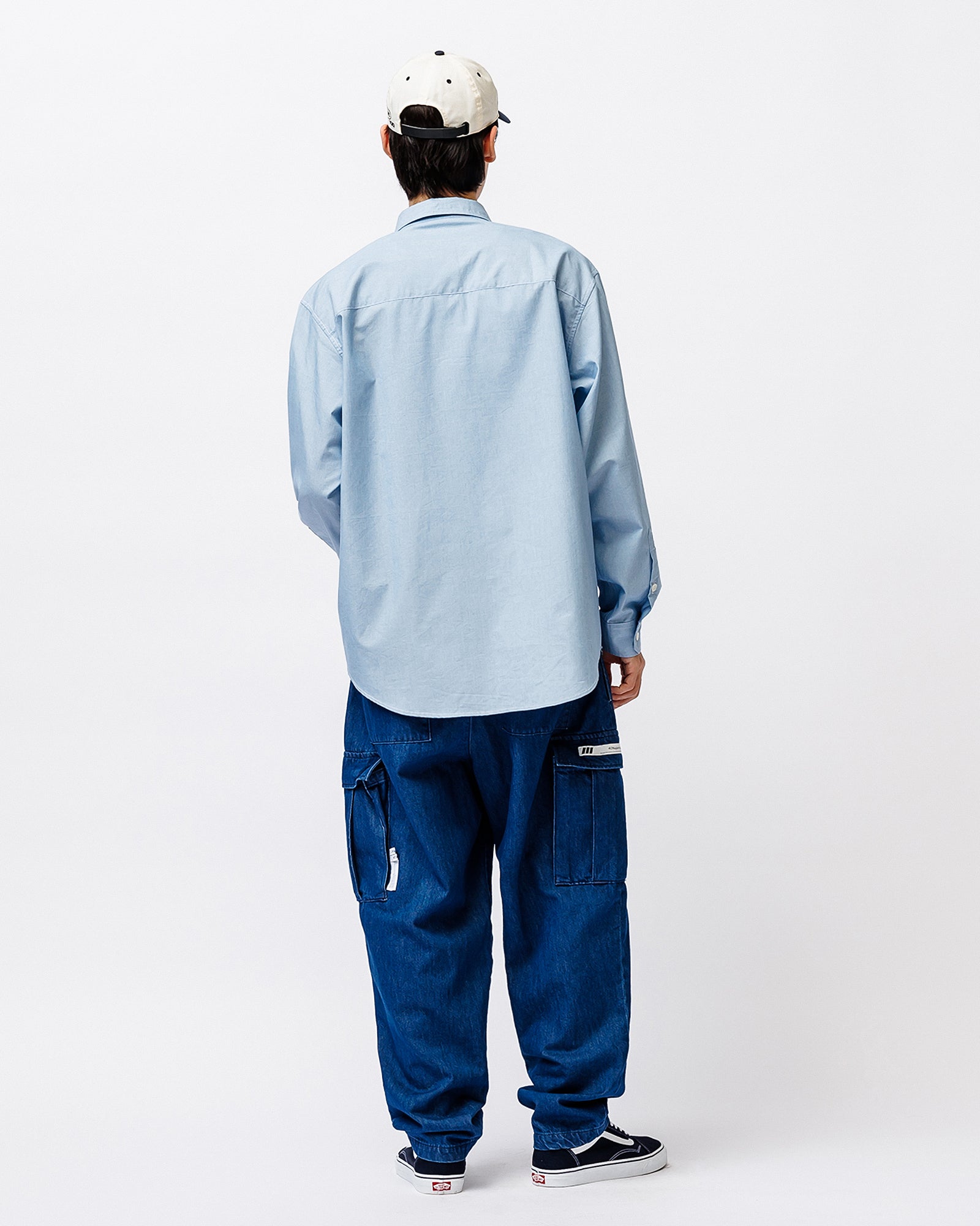 WTAPS VCB / LS / Ctpl. Chambray. Collmax® Indigo Shirts 251WVDT-SHM05 Detail View 2 | Overkill