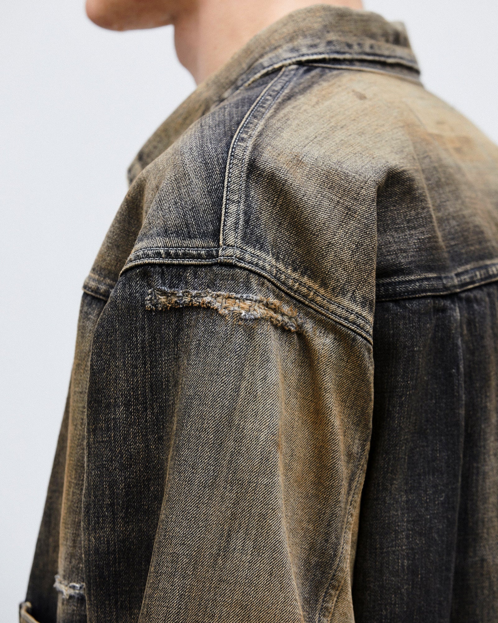 Neighborhood Savage Denim Type-1 Jacket Mod Indigo Jackets 251XBNH-JKM01 Detail View 2 | Overkill