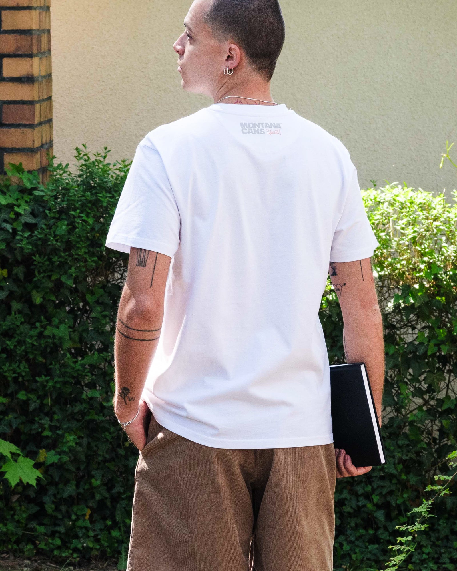 Montana T-Shirt Typo + Logo White T-Shirts Detailfoto | Overkill