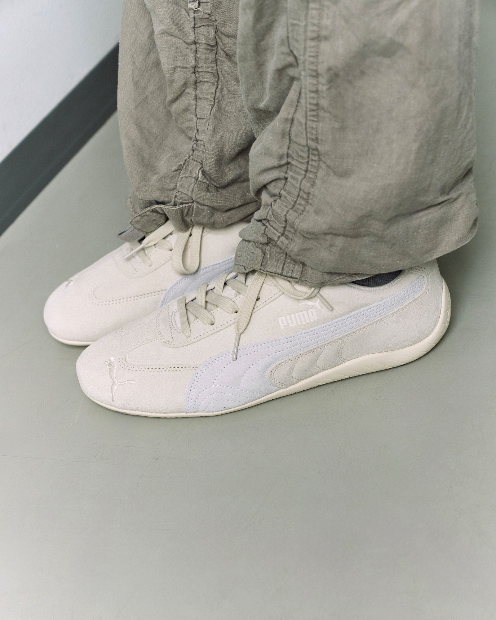 Puma Speedcat OG Alpine Snow - Puma White Low Top Sneakers Material | Overkill